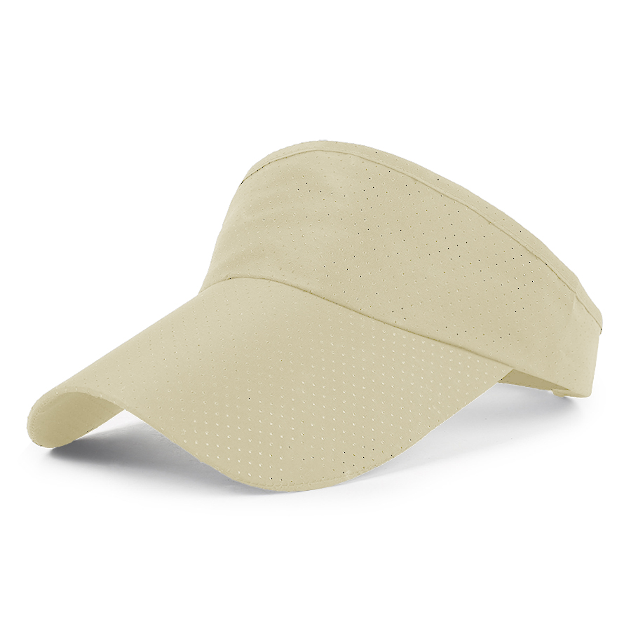 Stock Solid Color Perforated Polyester Visor 22