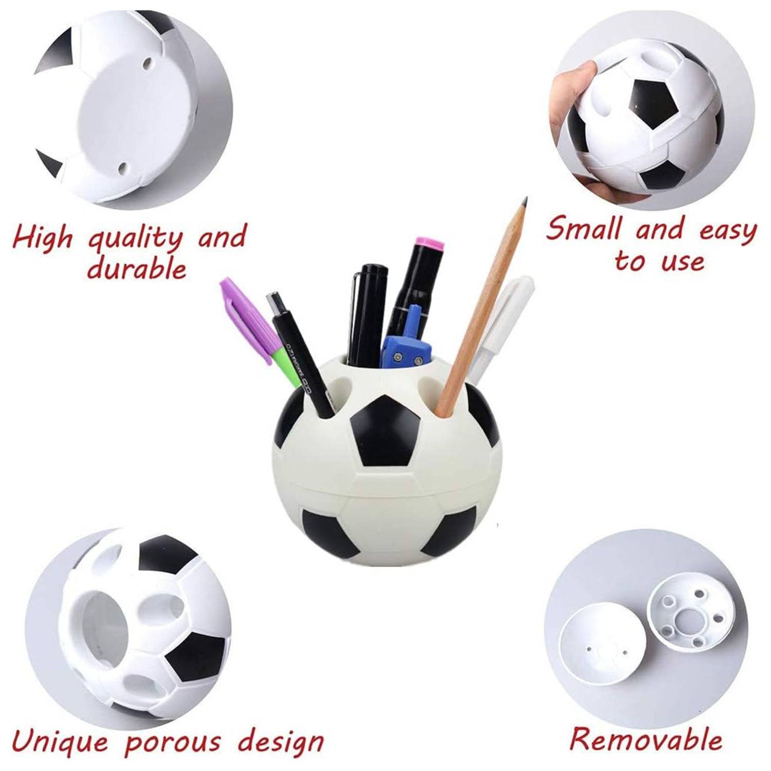 Plastic football pen holder Pencil Cup 6
