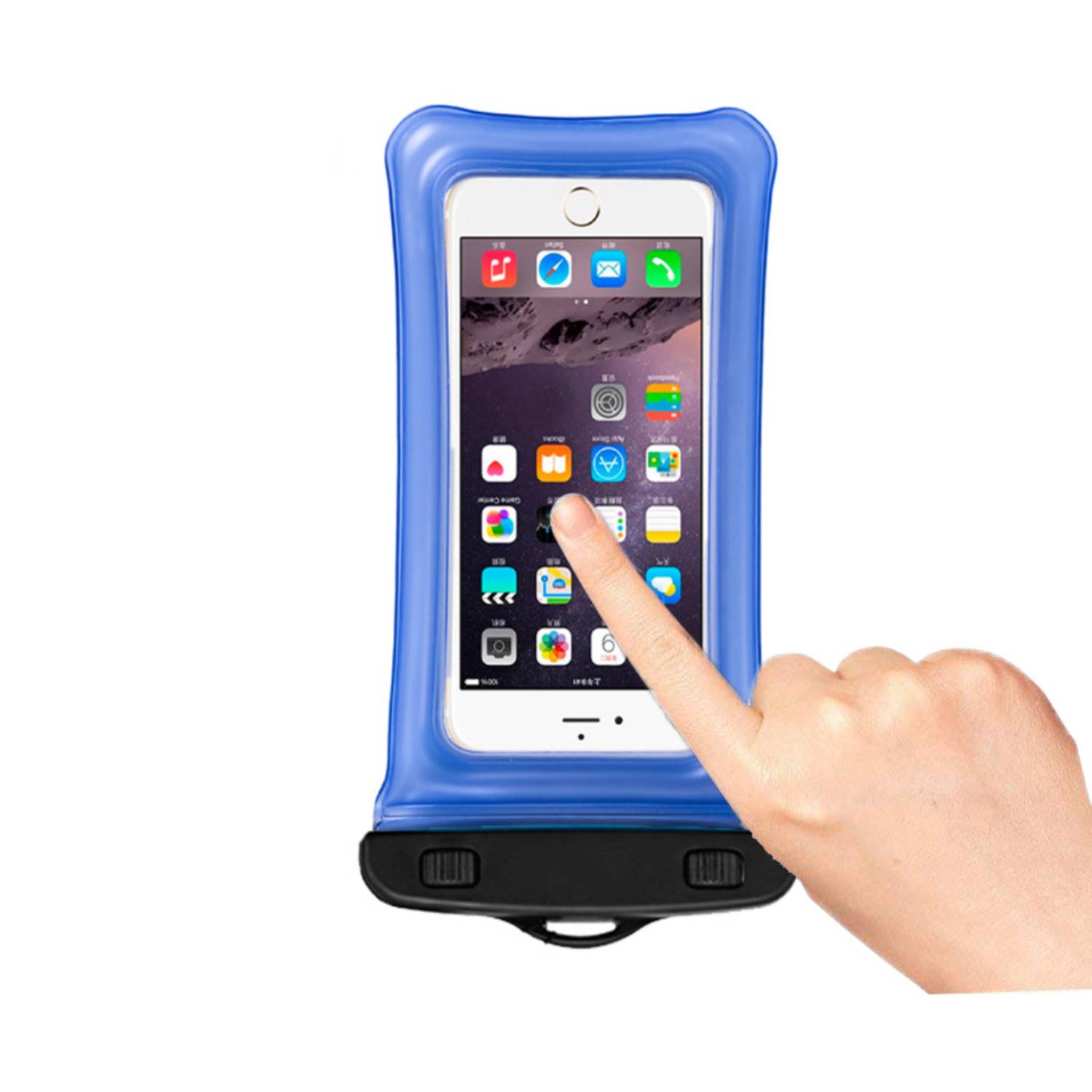IPX8 Waterproof Floating Mobile Phone PVC Pouch with Lanyard 4