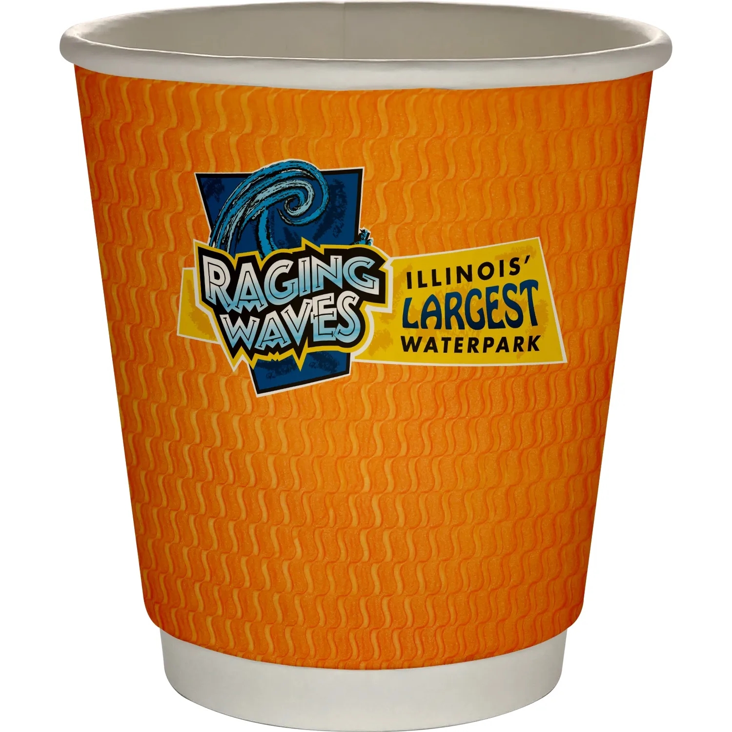 10 oz Full Color Wave Insulated Paper Cup 7