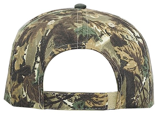 OTTO CAP® Camouflage 5 Panel Mid Profile Baseball Cap 7