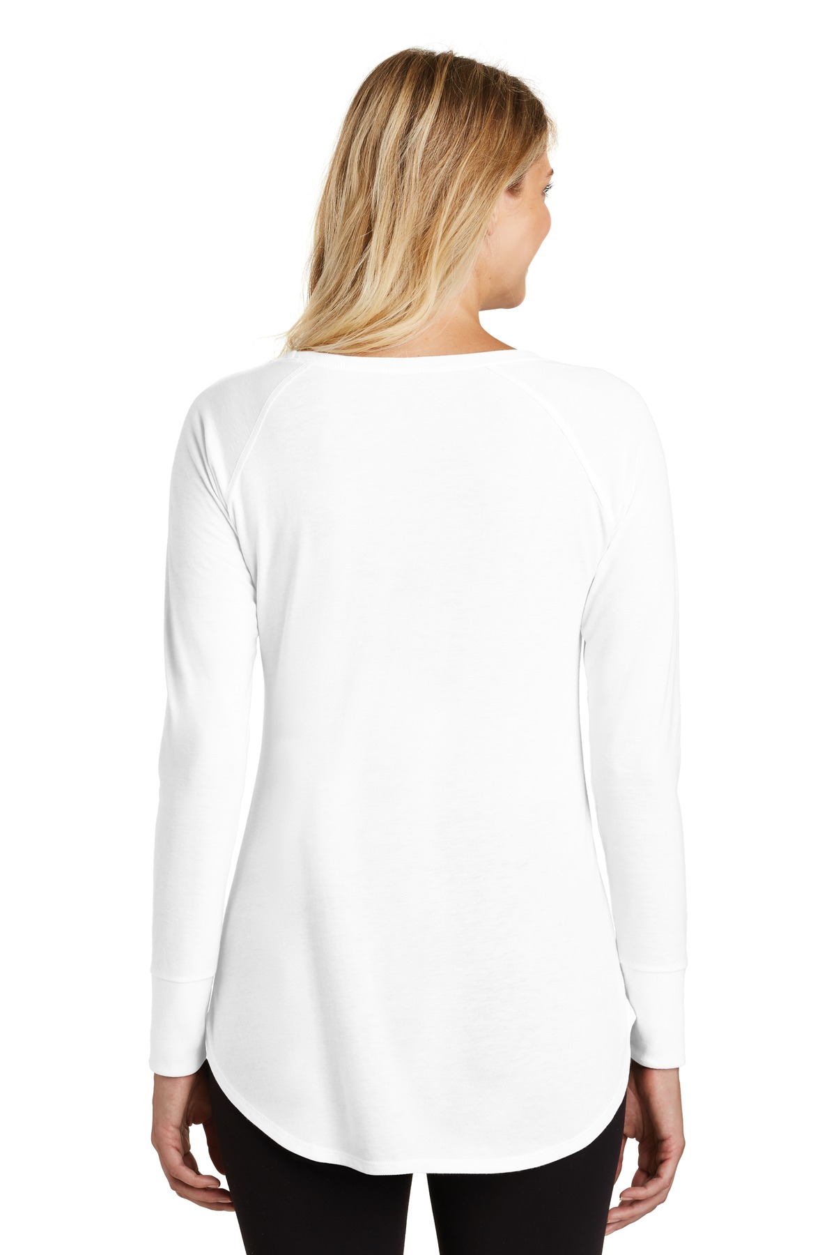District Women's Perfect Tri Long Sleeve Tunic Tee. DT132L 5