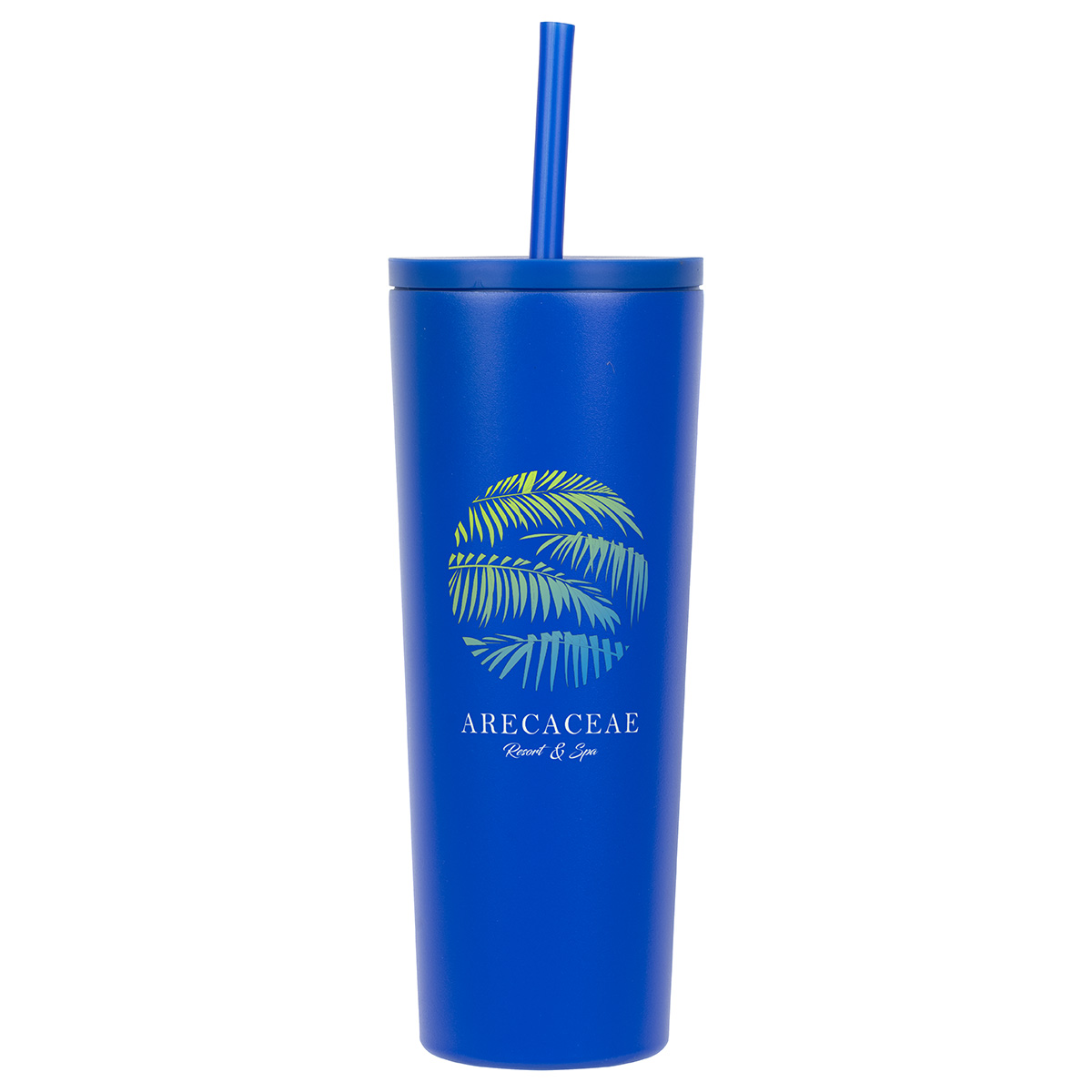 Bradford 24 oz Vacuum Insulated Stainless Steel Tumbler with Straw 1