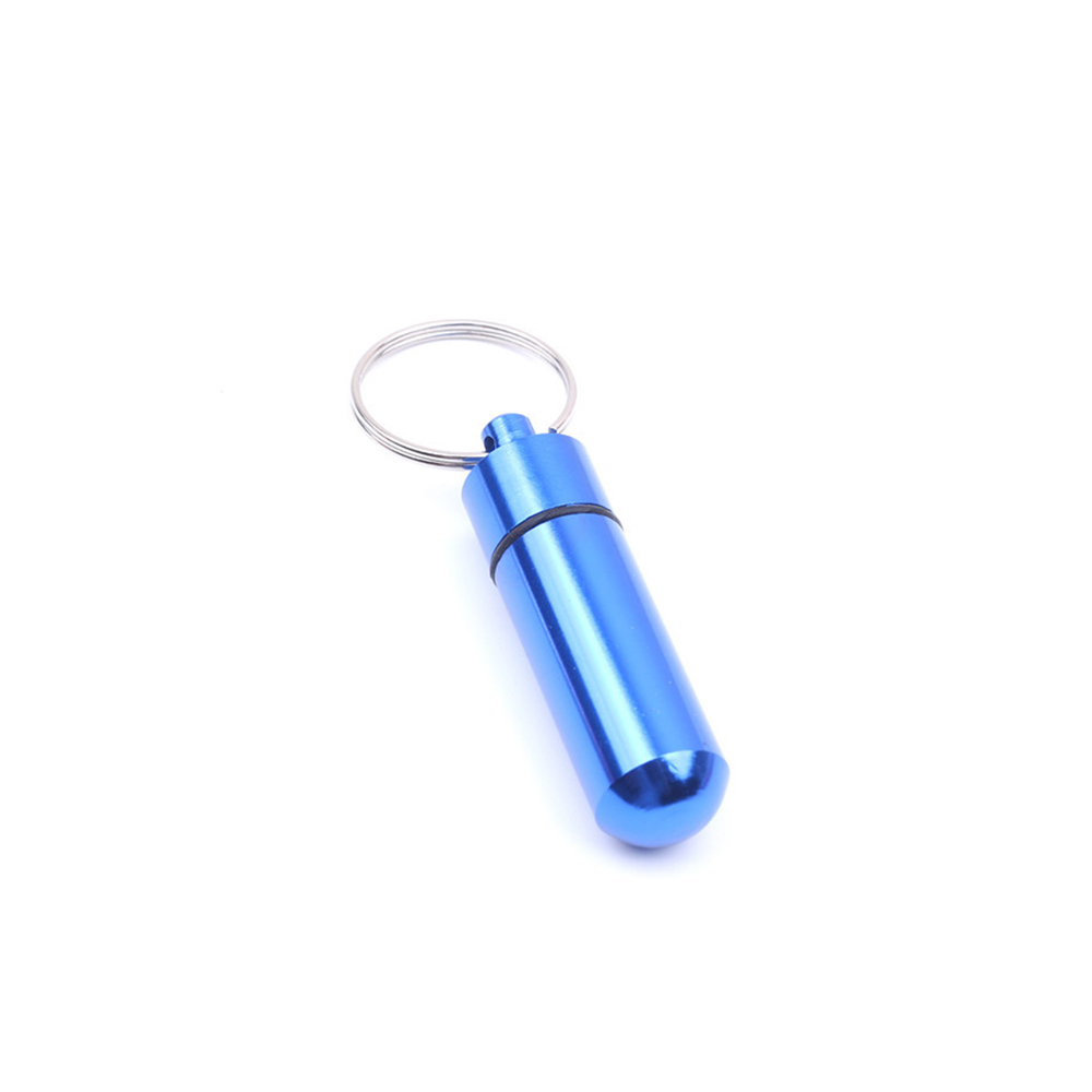 Waterproof Aluminum Pill Holders Storage Drug Container 2
