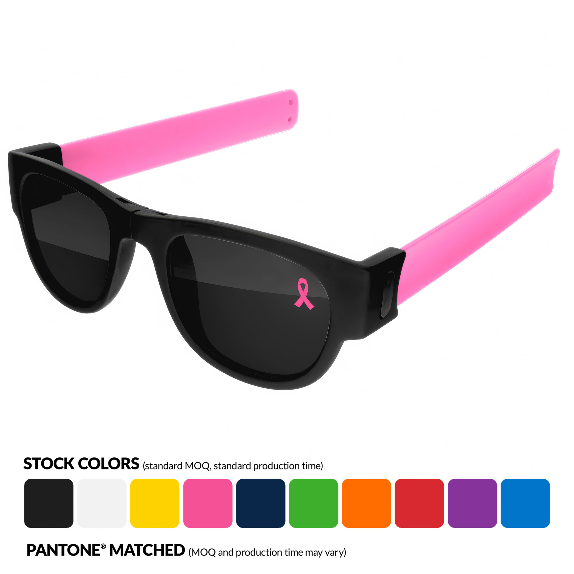 Slap Sunglasses w/ 1-Color Lens Imprint 6