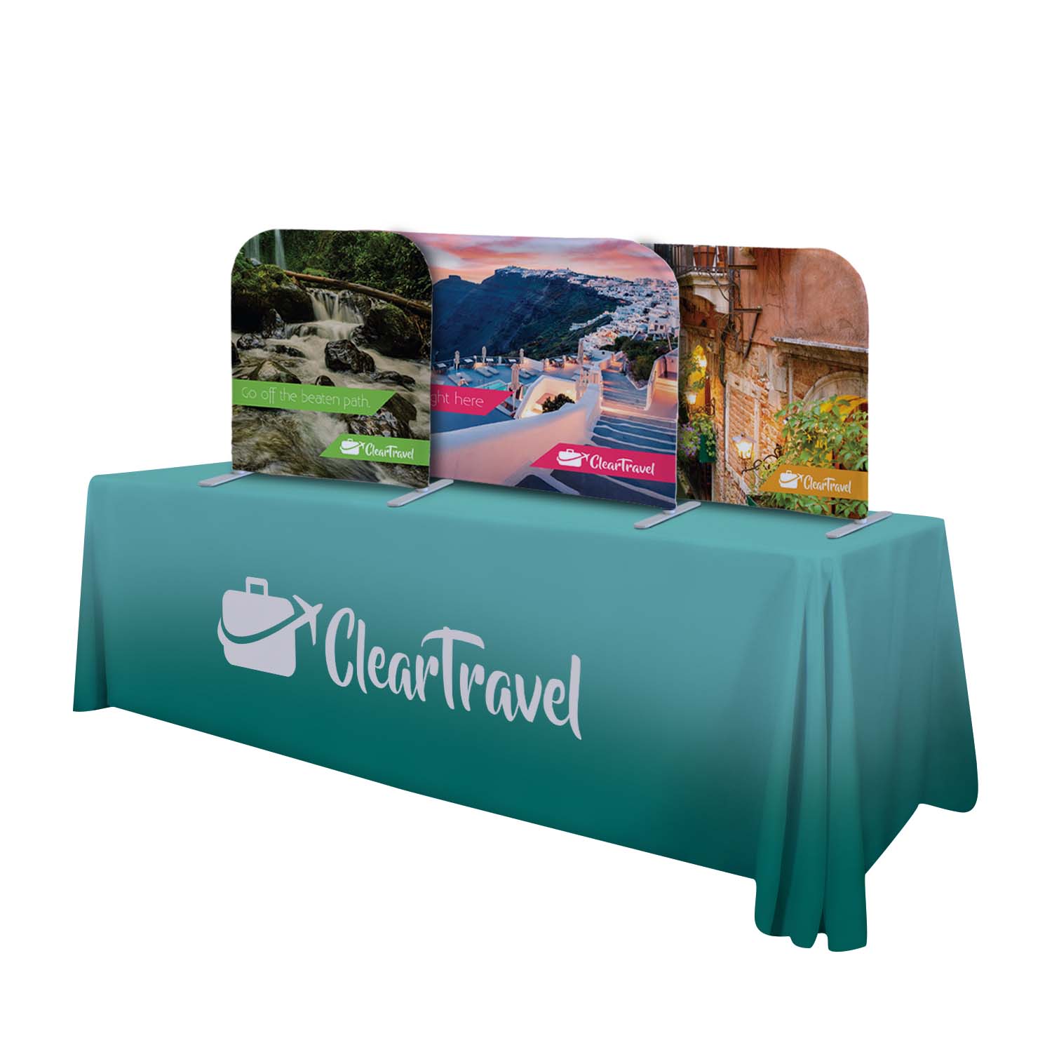 6'W x 2'H EuroFit™ Tabletop Straight Wall Kit 5