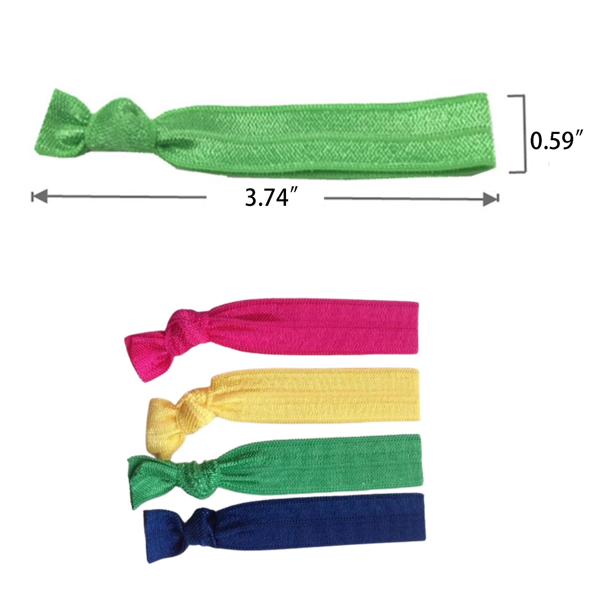 Custom Knotted Elastic Hair Tie 3