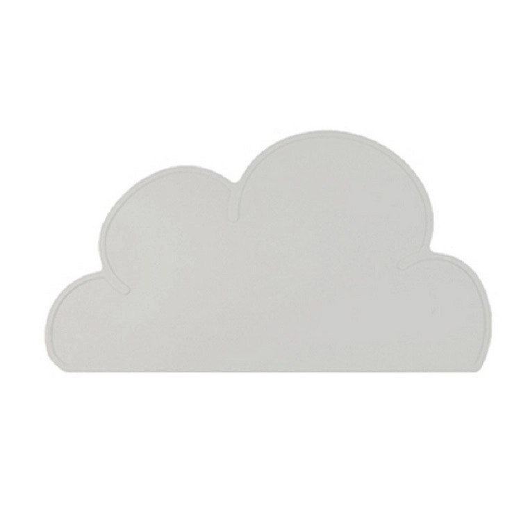 Custom Silicone Baby Food Placemat & Kids Cloud Table Mat 11