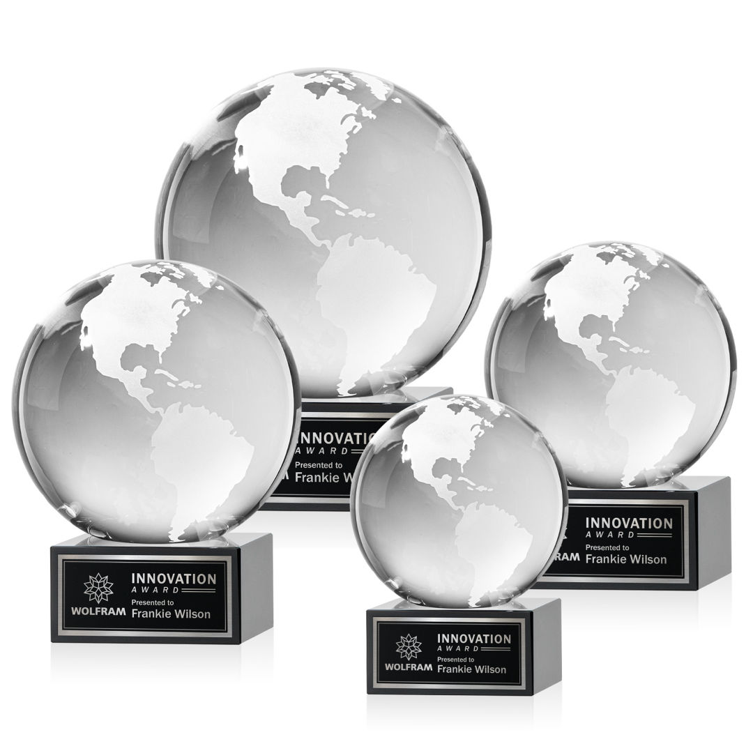 Globe Award on Hancock Base - Black 6