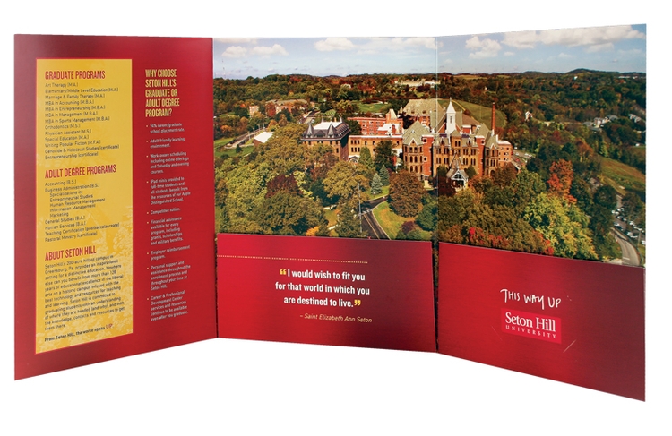 Three-Panel Presentation Folders Printed Full Color 1