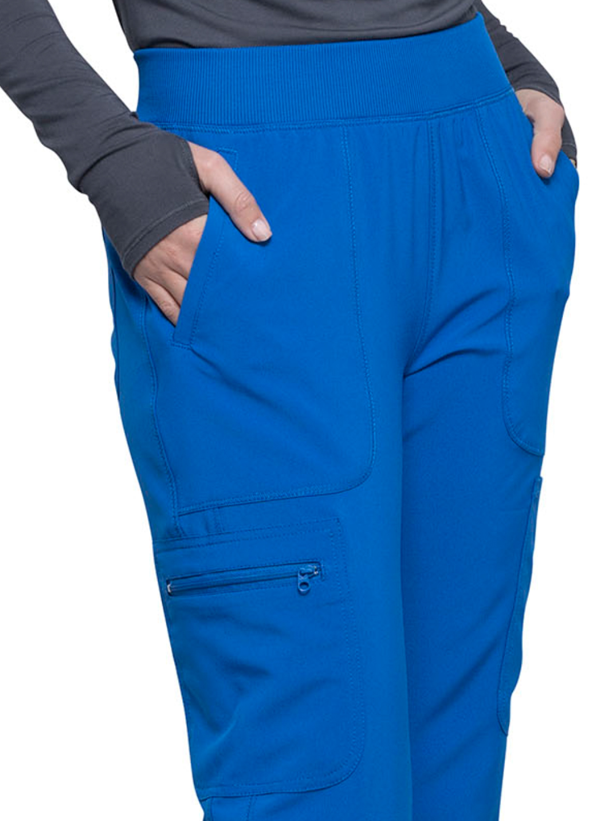 Infinity - Women's 6- Pocket Mid Rise Tapered Leg Pant 15