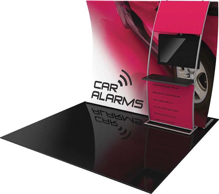 Formulate Master 10ft VC7 Vertical Curve Fabric Backwall