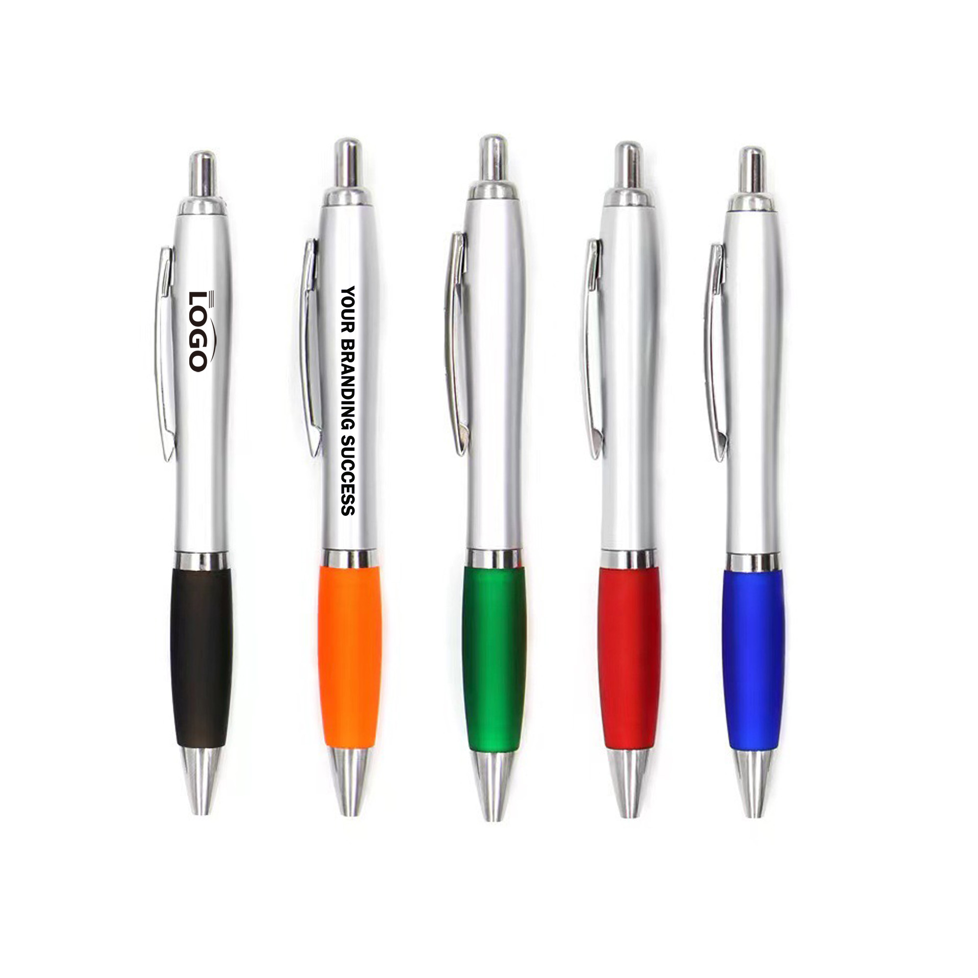 Push-button Plastic Ballpoint Pen 8
