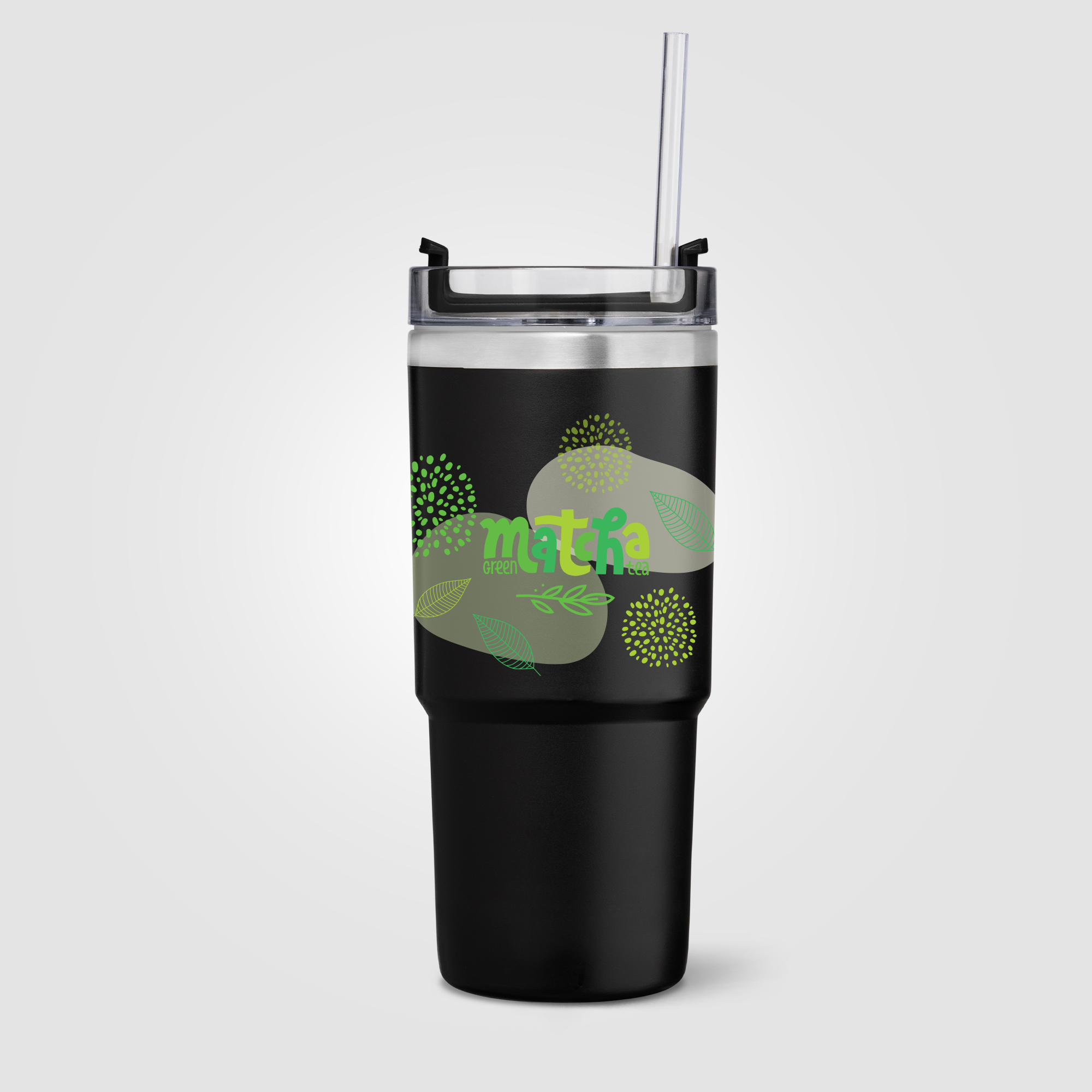 Rime Recycled Stainless Steel Double Wall Leakproof  Straw Tumbler - 25oz 2