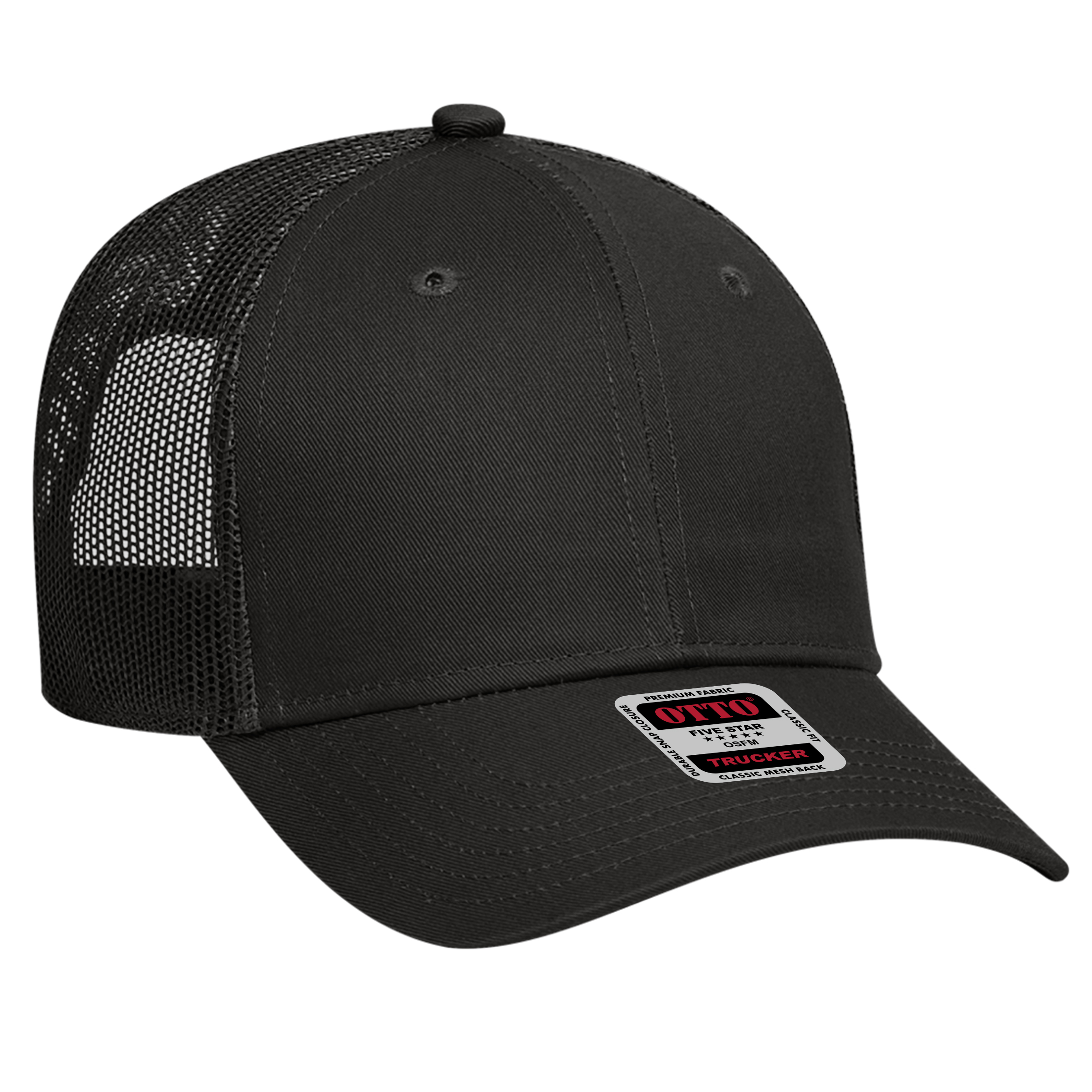OTTO CAP® 6 Panel Low Profile Mesh Back Trucker Hat 52