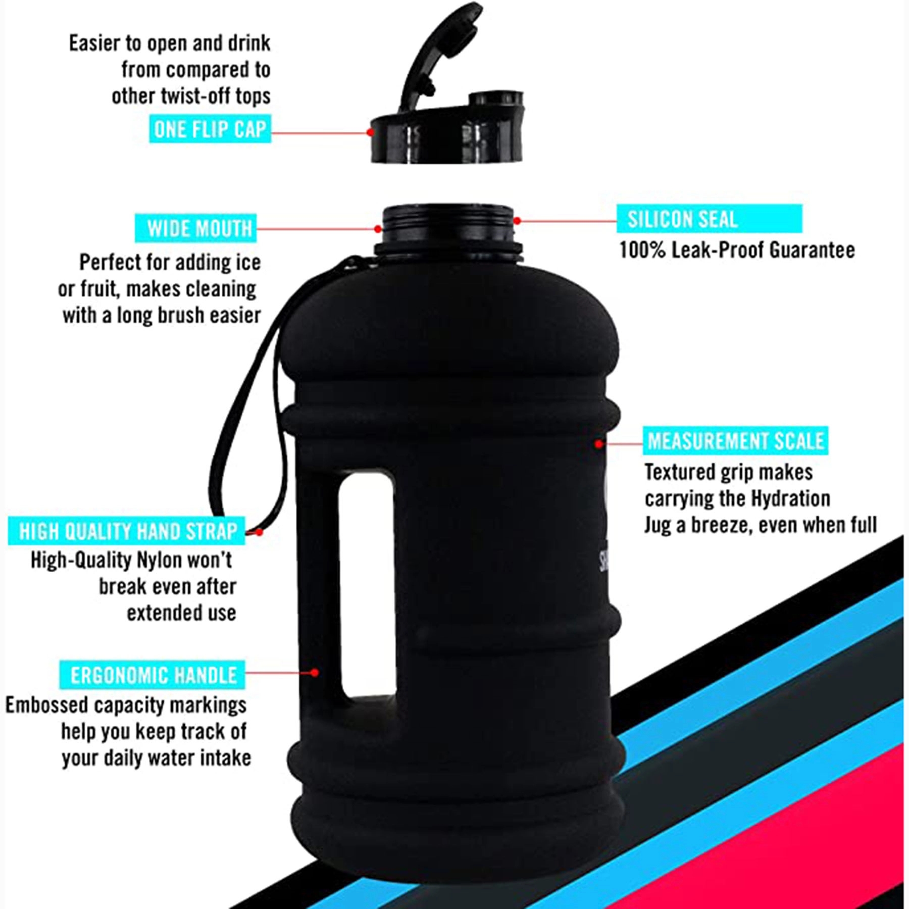 Large Sports Water Bottle 4