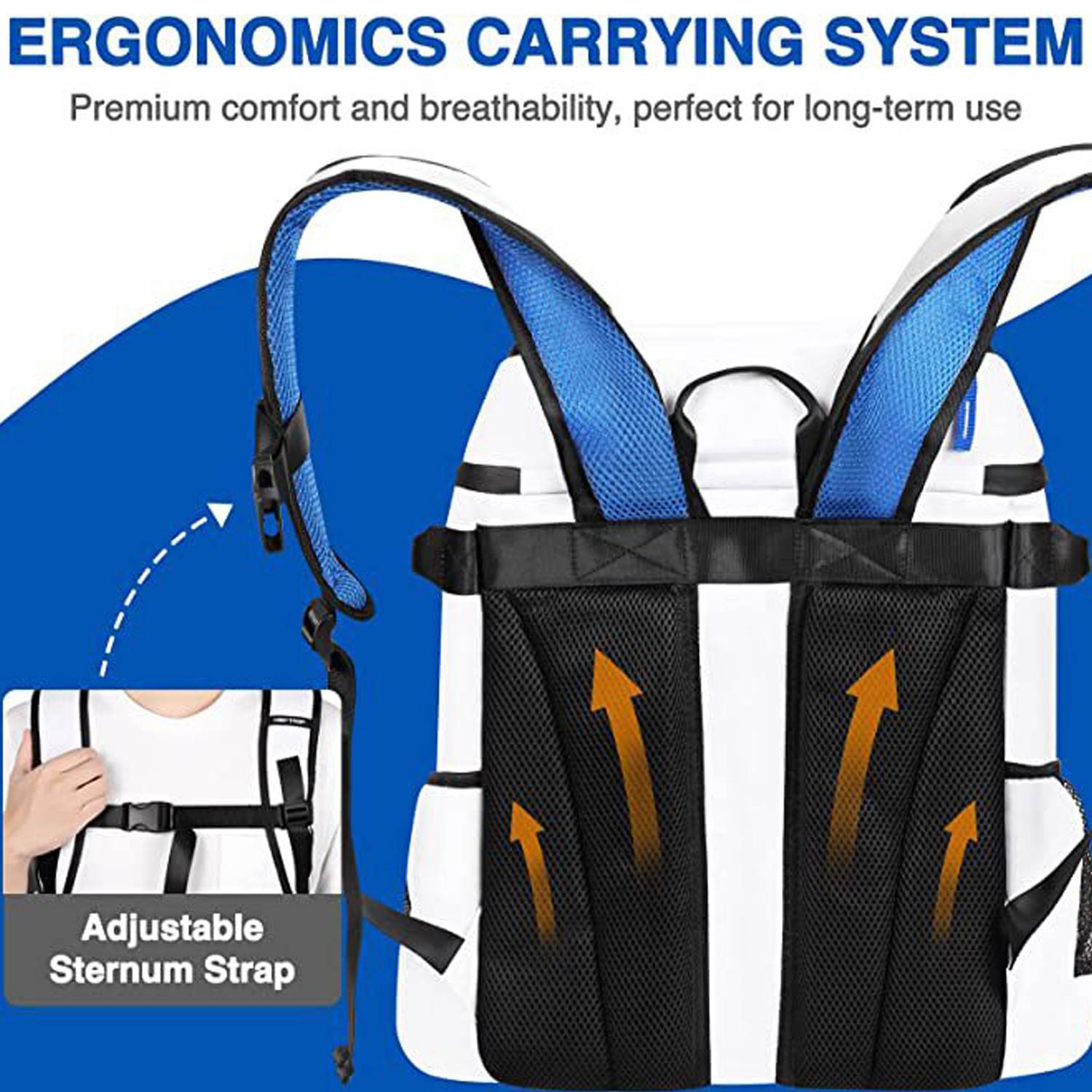 22L Oxford Fabric Insulated Camping Cooler Backpack 6