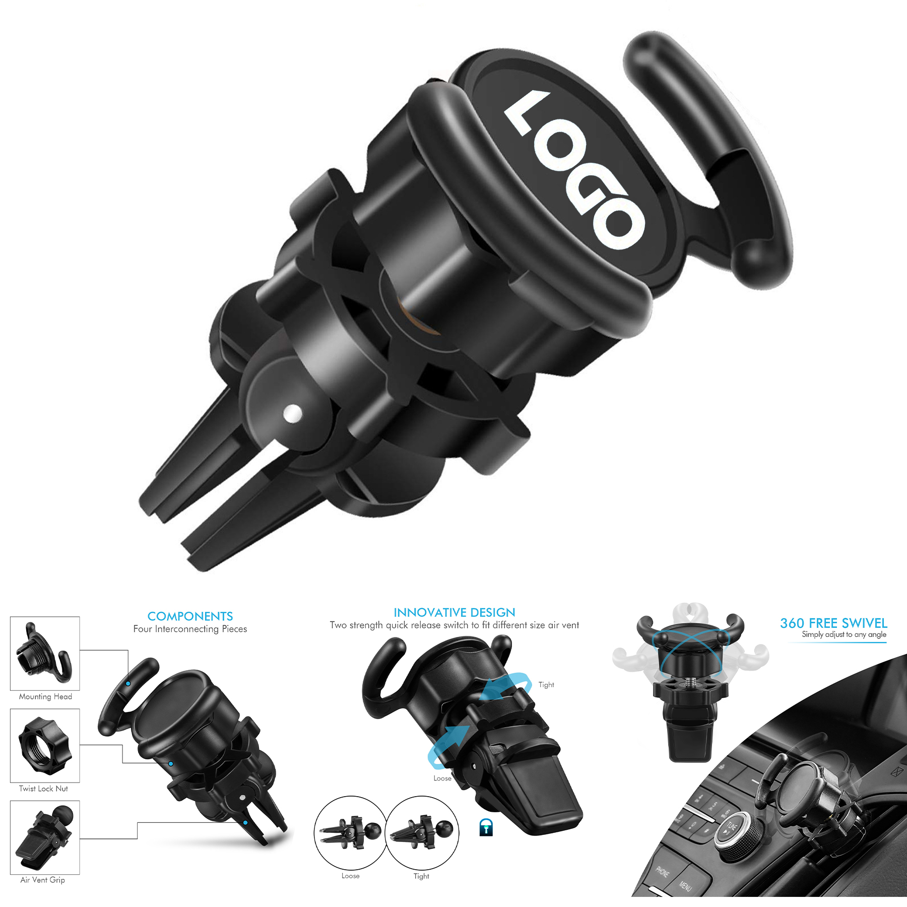 Phone Mount and Socket Grip 2