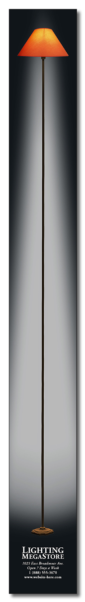 Magnet - 1x8.5 Square Corners 40 Mil Outdoor Safe 2