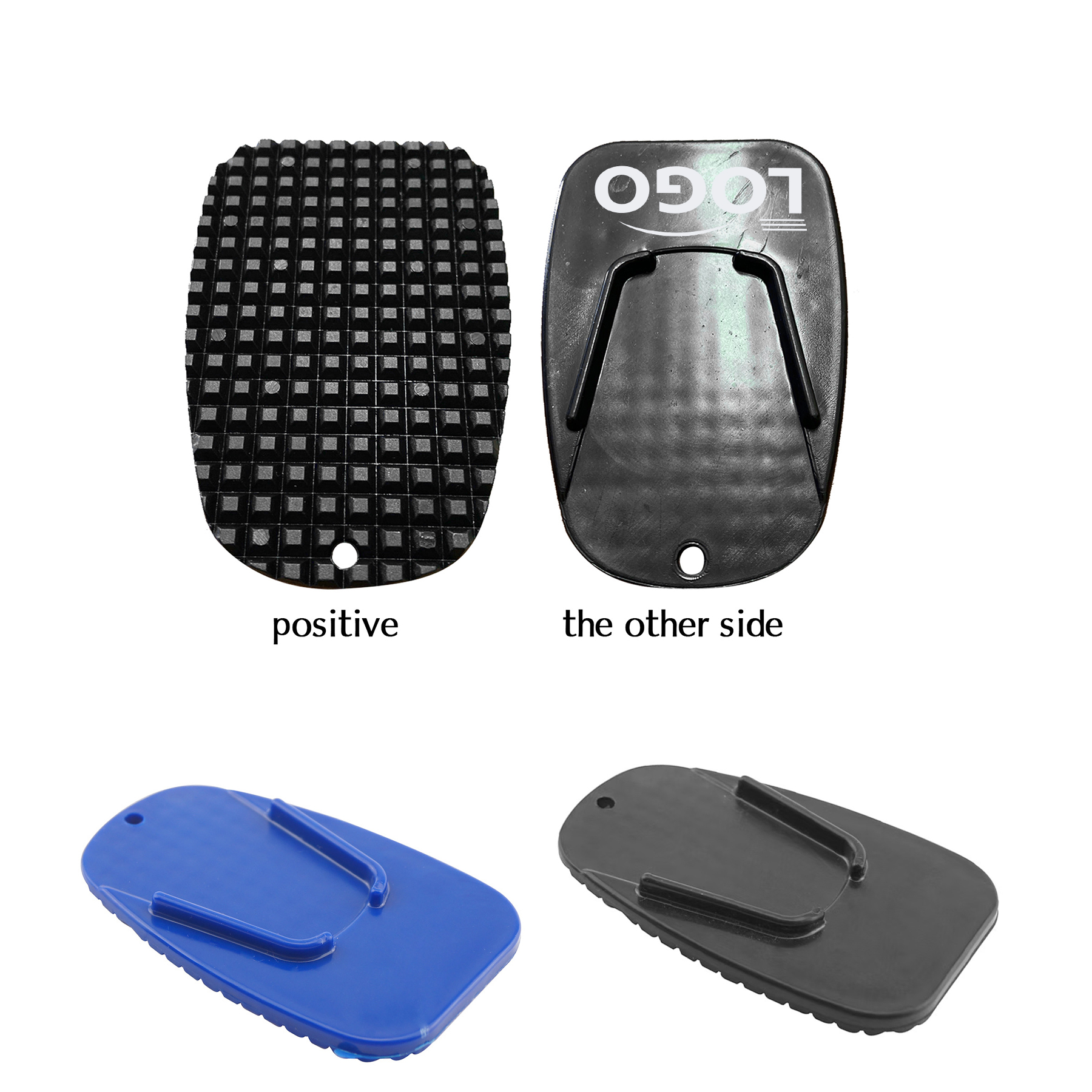 Motorcycle Kickstand Pad 2