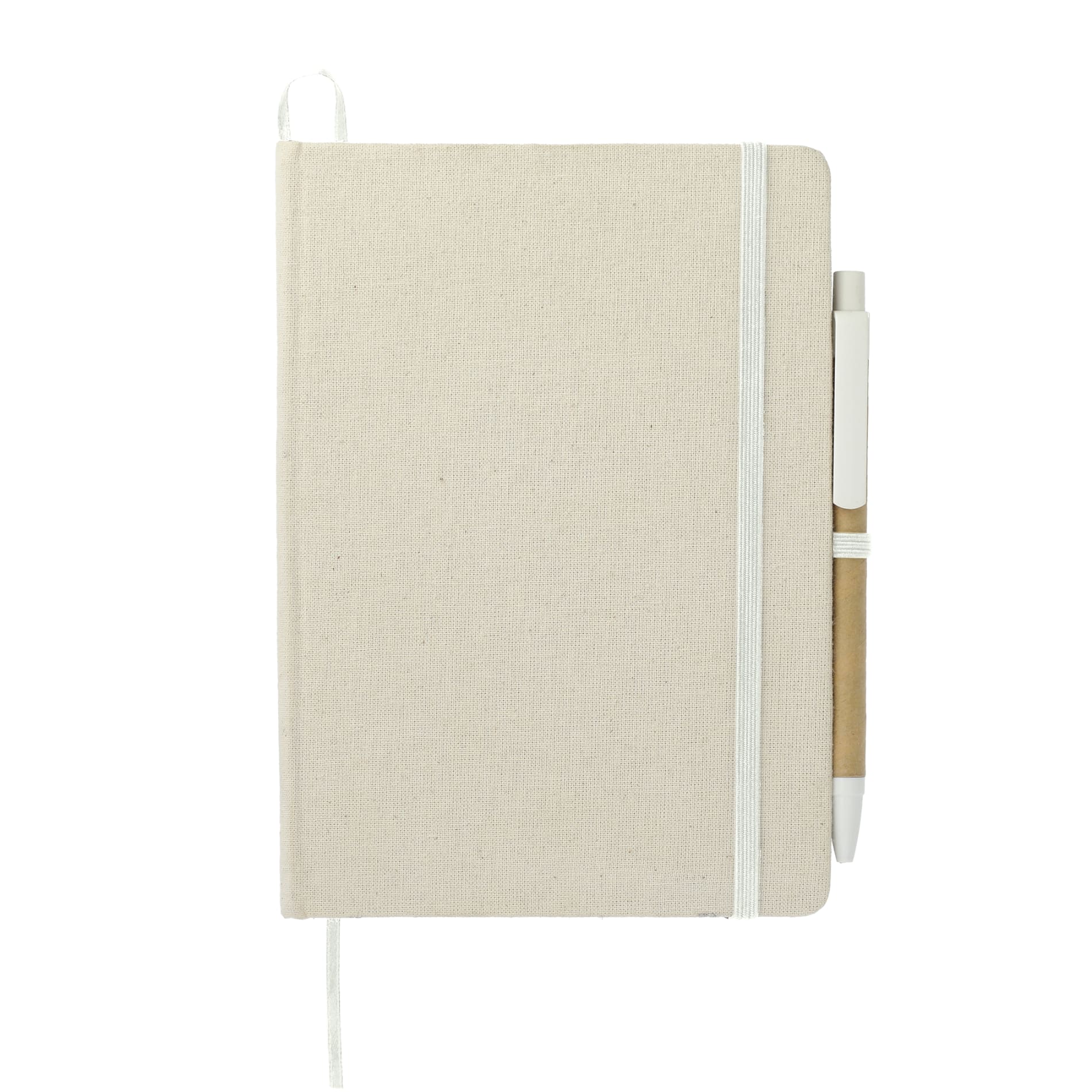 5" x 7" Organic Cotton Bound Notebook w/Pen 24