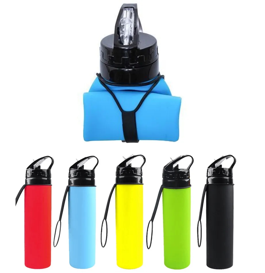 Silicone Collapsible Water Bottle 1