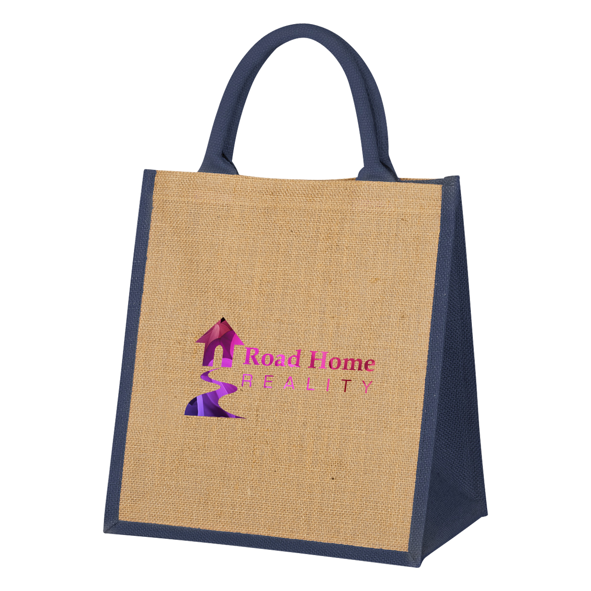 Escape Jute Tote Bag, custom tote bag with logo imprint 7