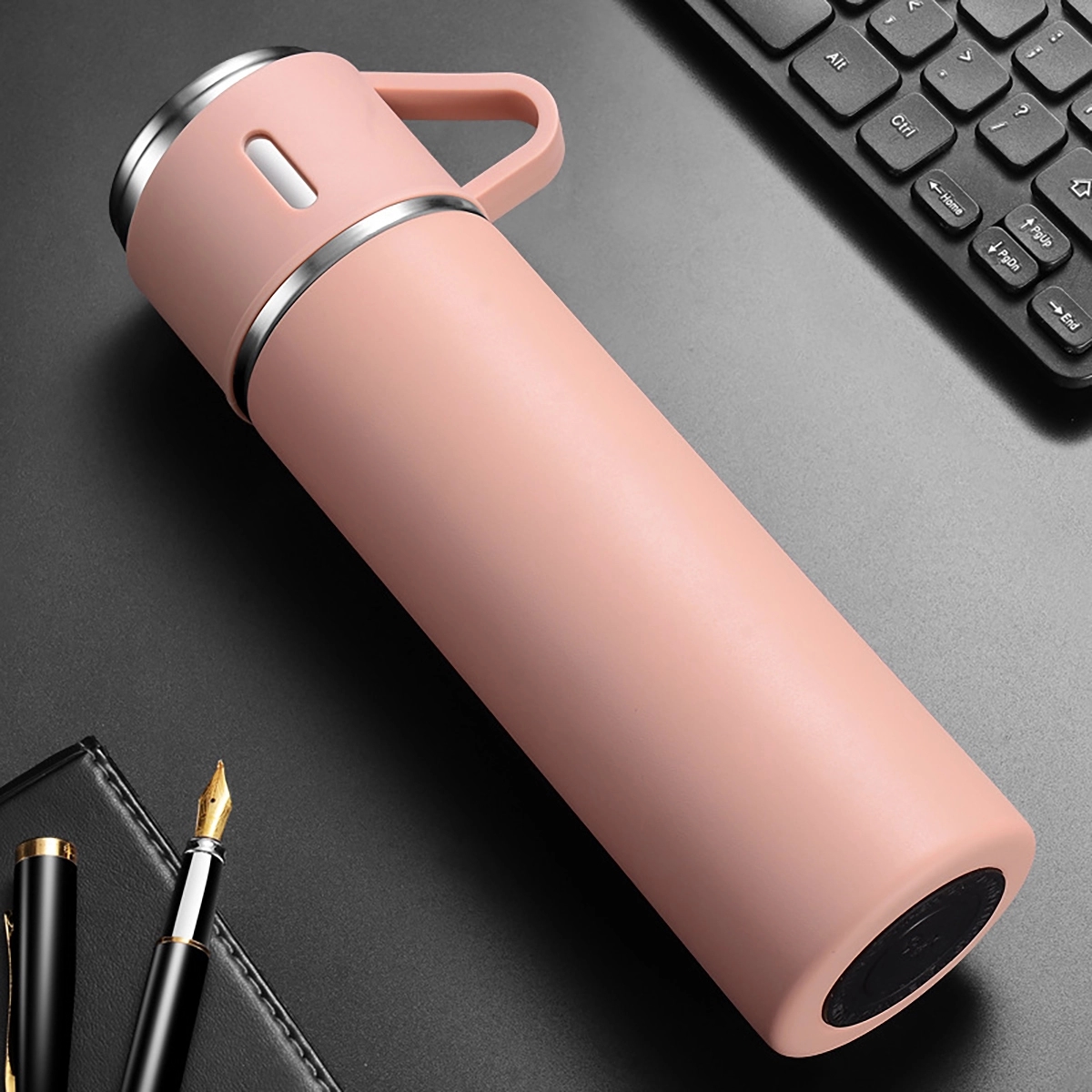 Insulated Vacuum Bottle With Cup 12