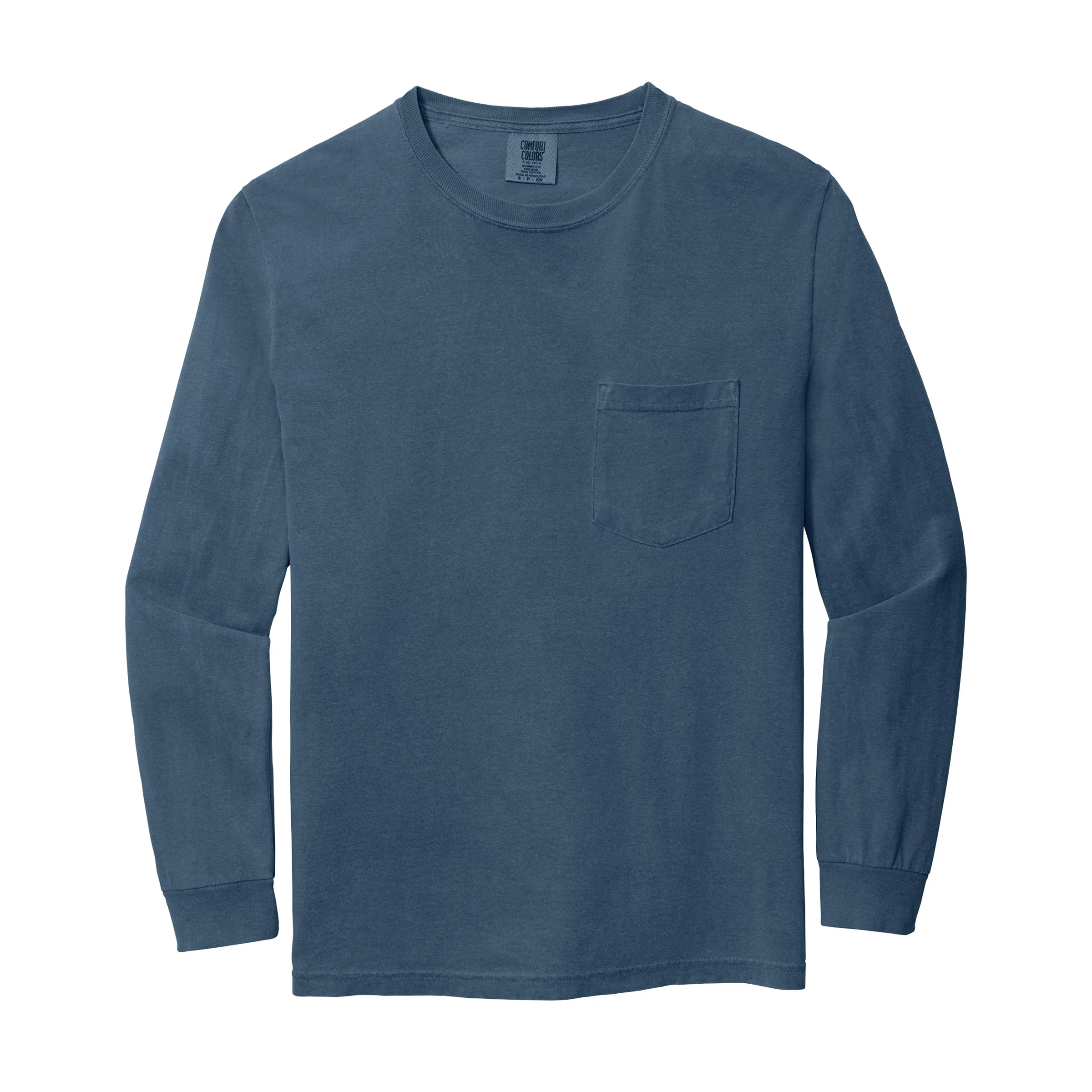 COMFORT COLORS ADULT 6.1 OZ LONG-SLEEVE POCKET T-SHIRT 49