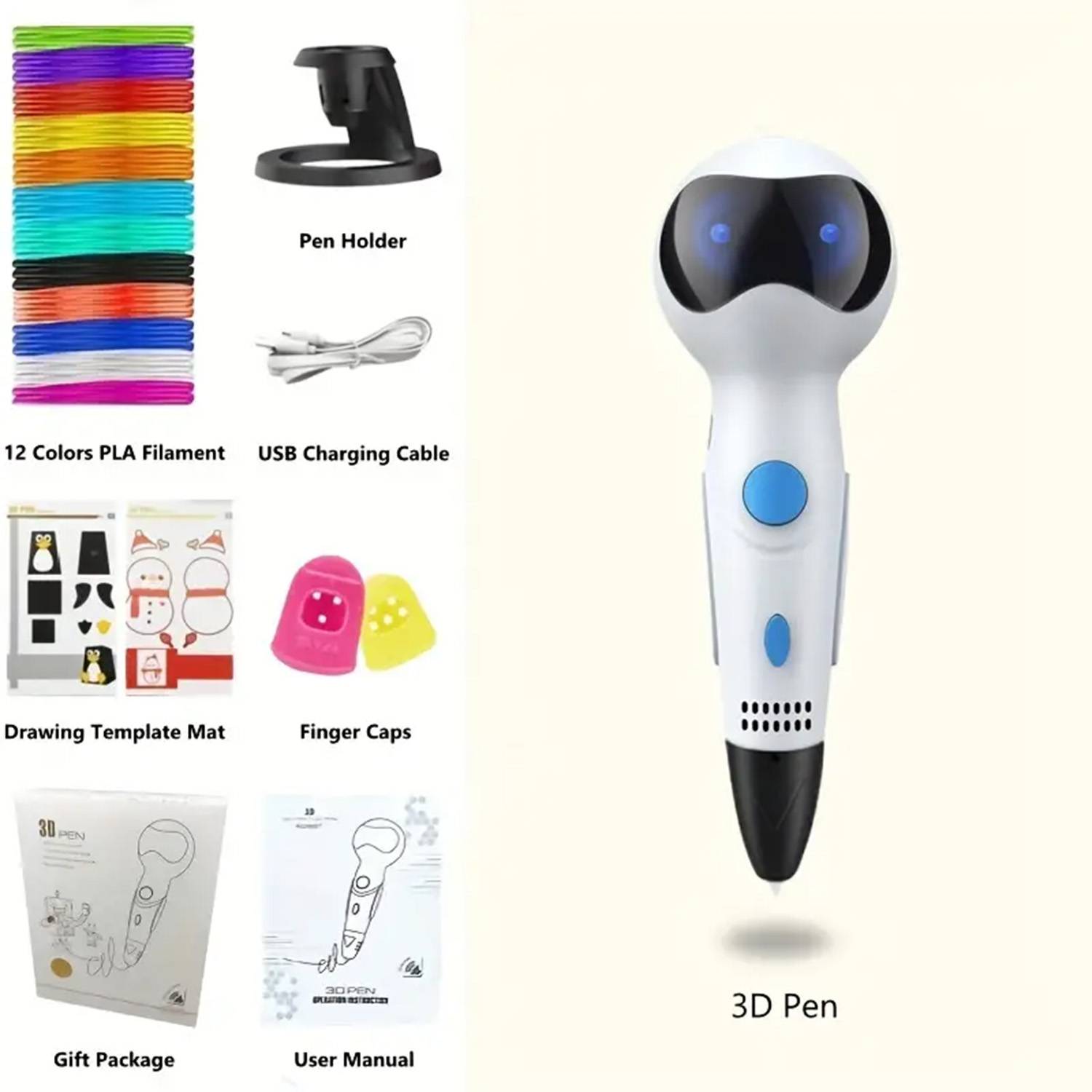 Astronaut Shape 3D Stereo Printing Pen 3