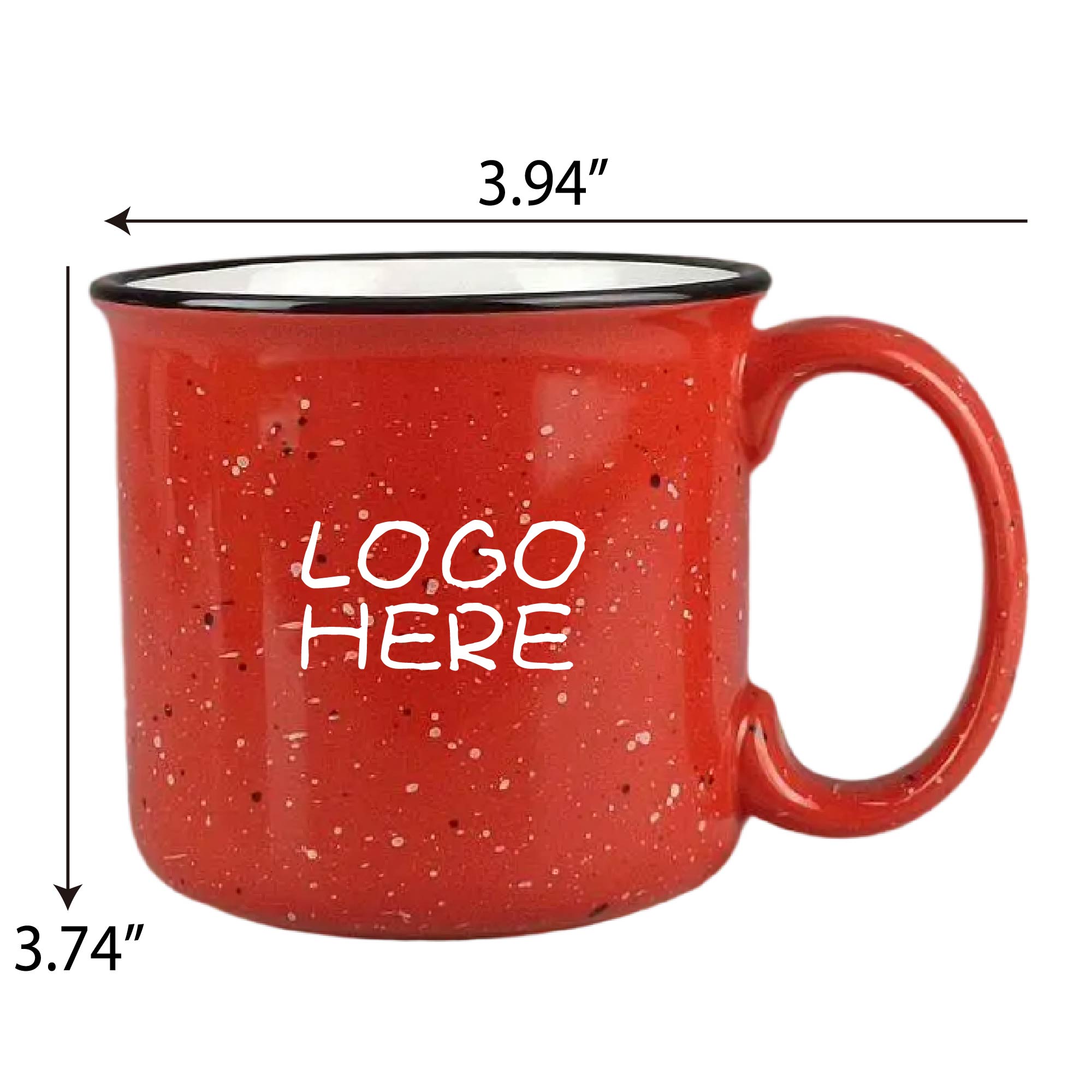 15 Oz. White Campfire Mugs 2