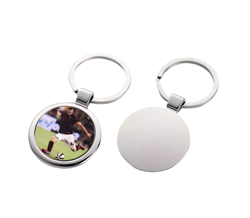Round Metal Keychain 4