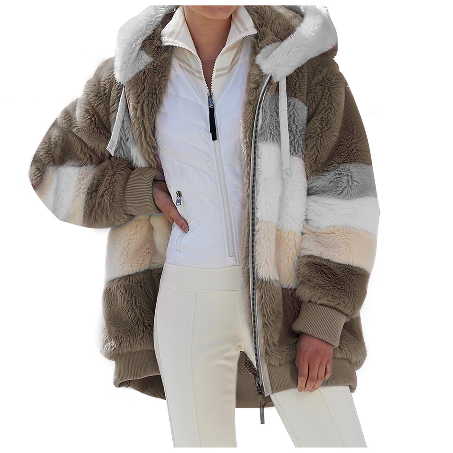 Womens Casual Fleece Warm Winter Coats 2