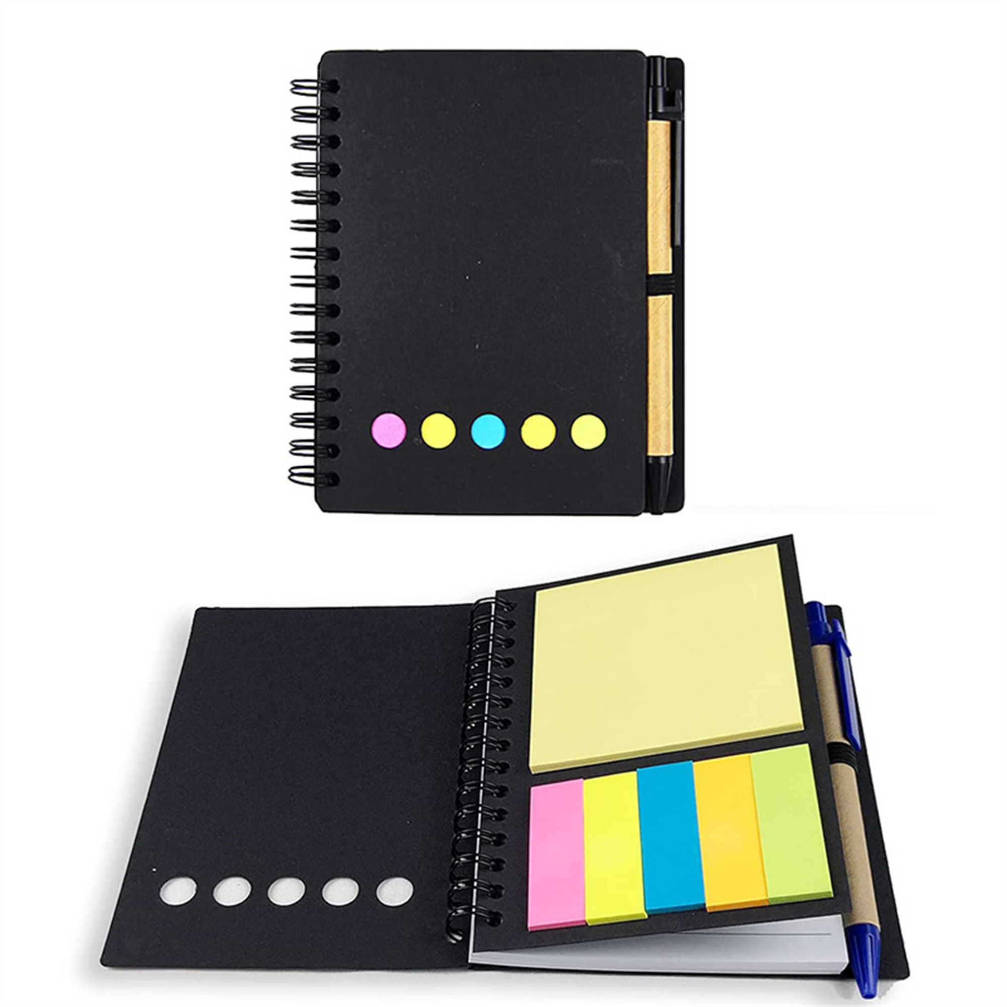 Motivational Circular Diary With Adhesive Notes 5