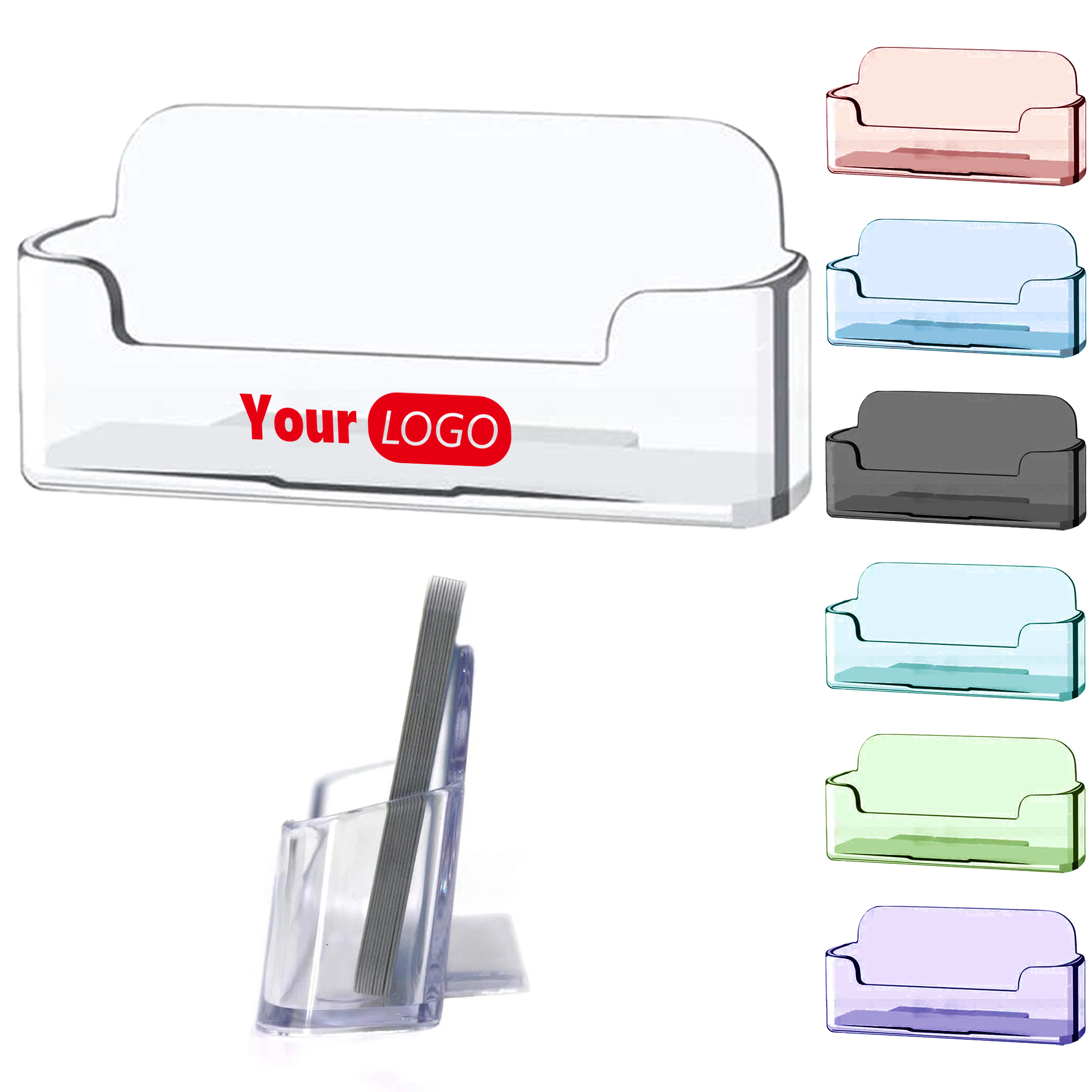 Plastic Acrylic Card Holder For Desk ?C Perfect For Offices And Receptions 1