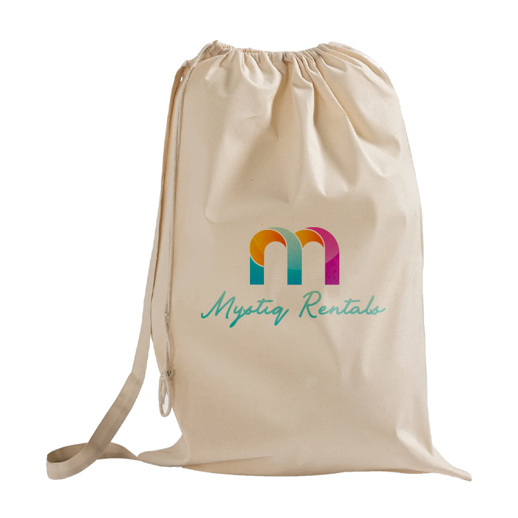 Cliffside Cotton Cinch Laundry Bag 6