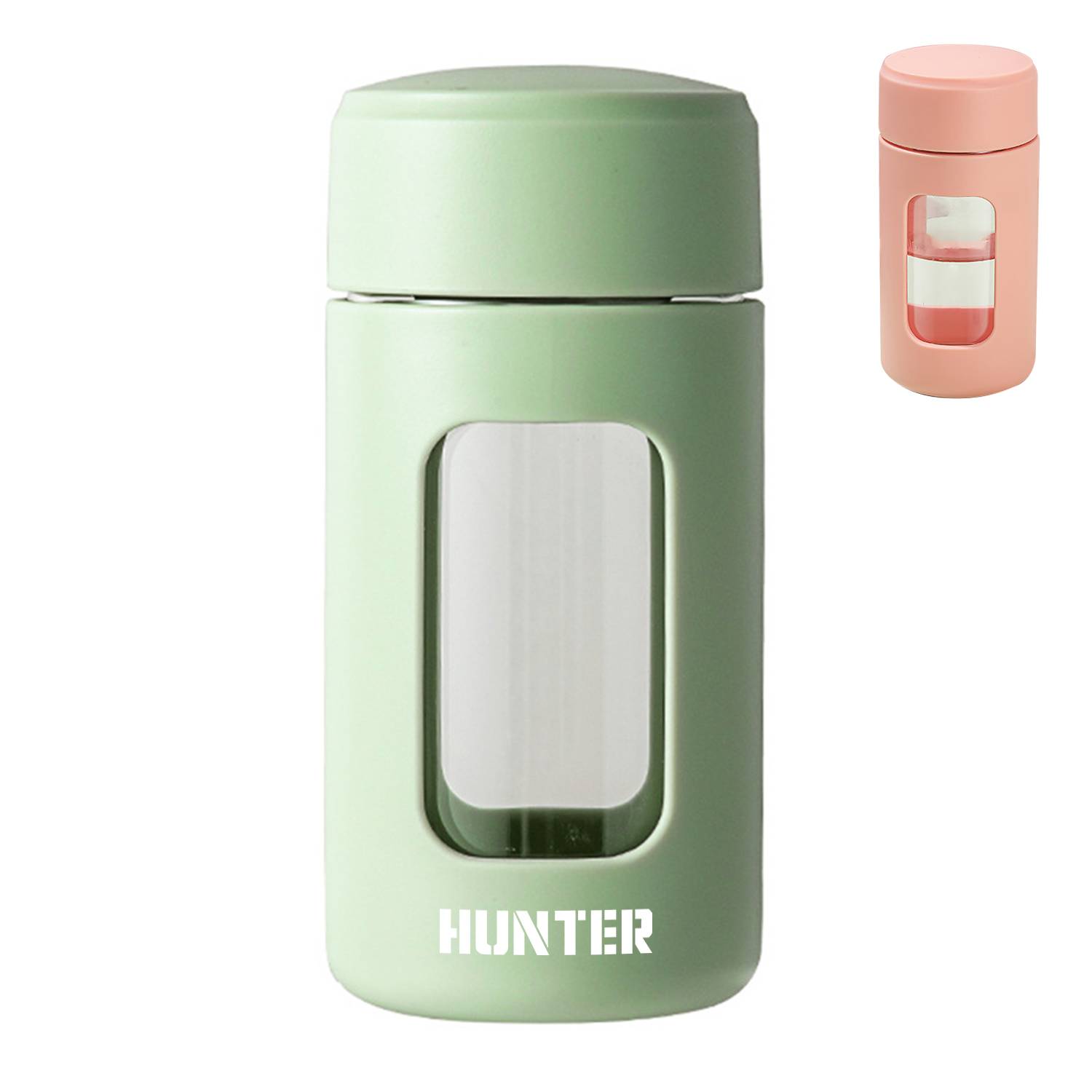 8.5oz Portable office and household glass cups 1