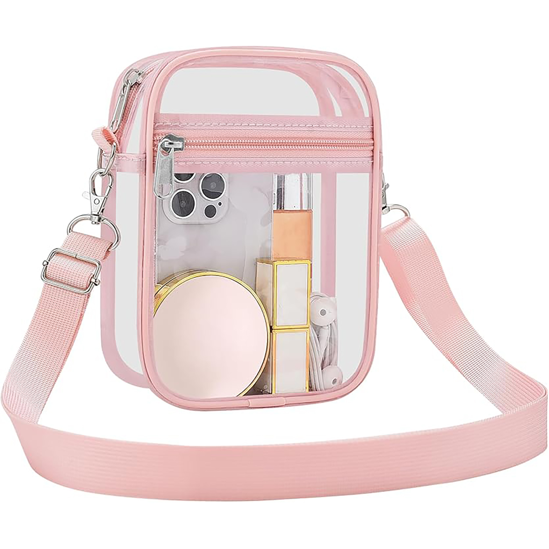 Men's and Women's Transparent Crossbody Wallet 6