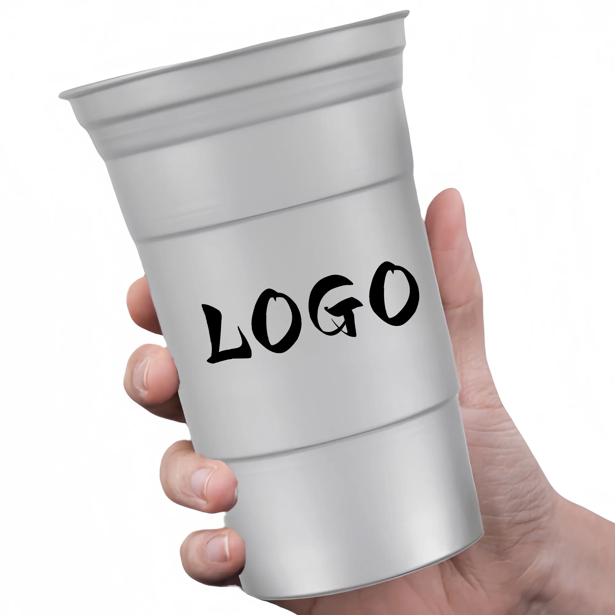 MOQ50 Beer Mug Recyclable Food-Grade Aluminum Cup 1