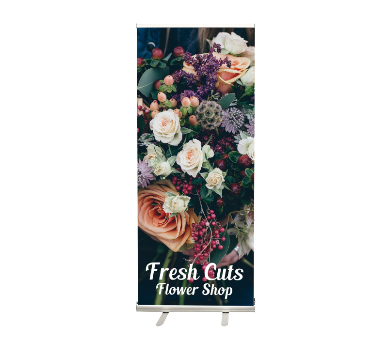 Fabric Pop Up Banner With Aluminum Base 3