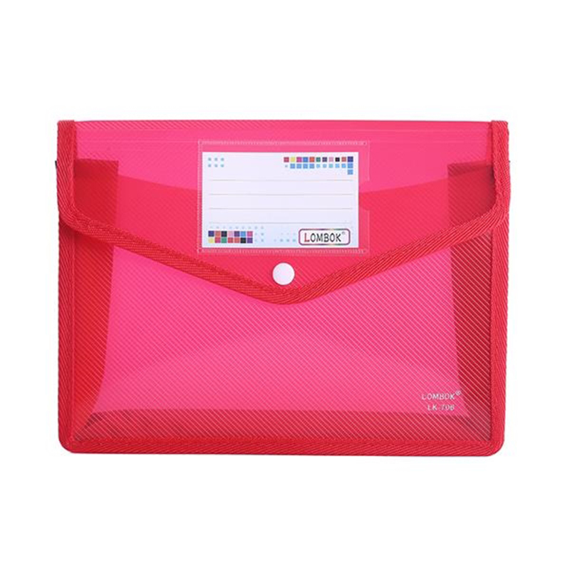 A4 Size Document Storage Bag With Snap Button 2
