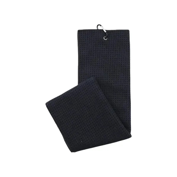 15.75"x15.75" Golf Waffle Towel - Premium Quality 2
