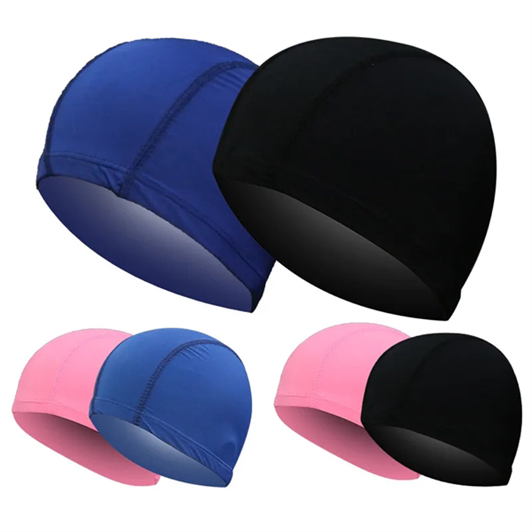 Adult Swim Cap Lycra with PU Coating High Elasticity Swimmin 1
