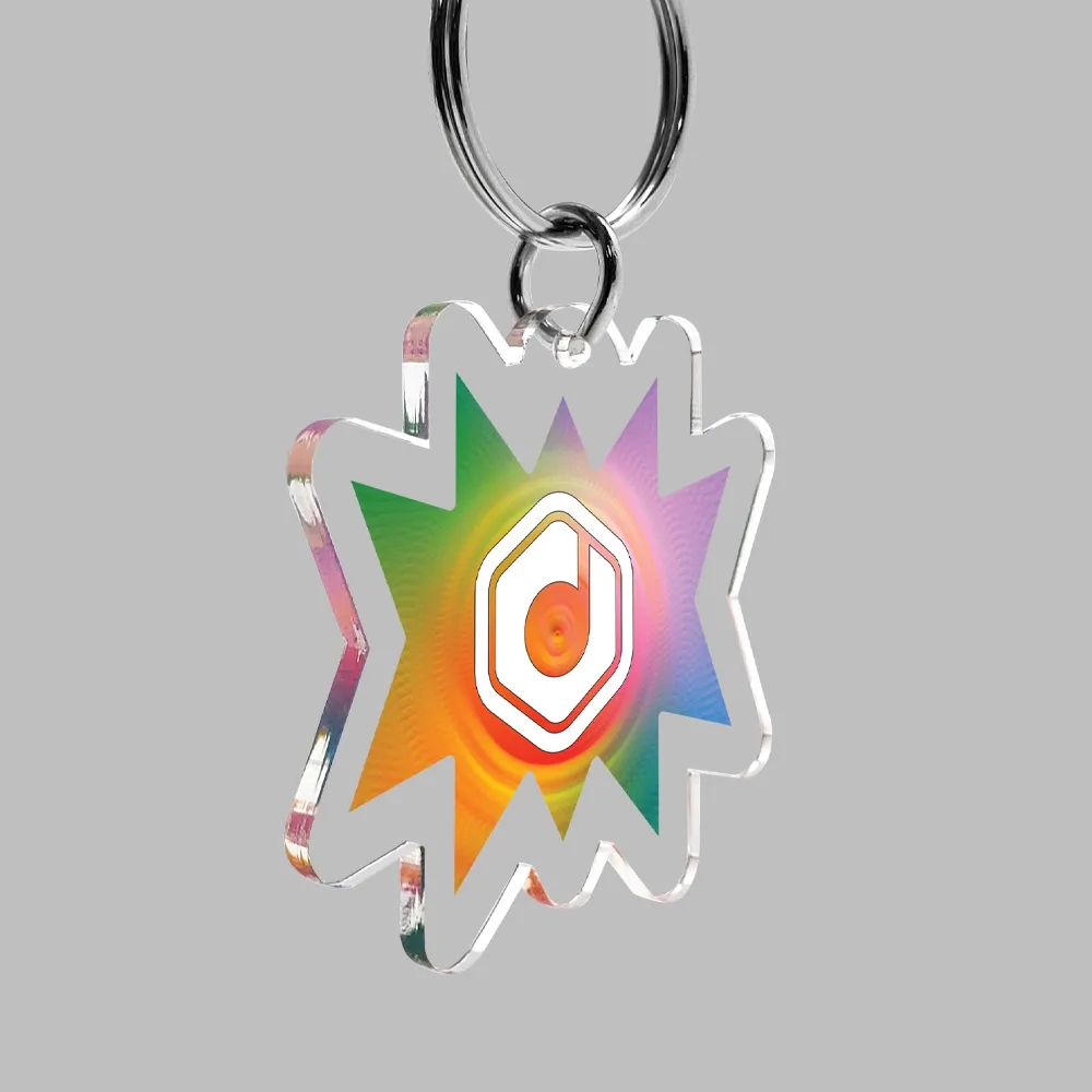 1/8" Custom Ultra Vivid Color Keychain 6