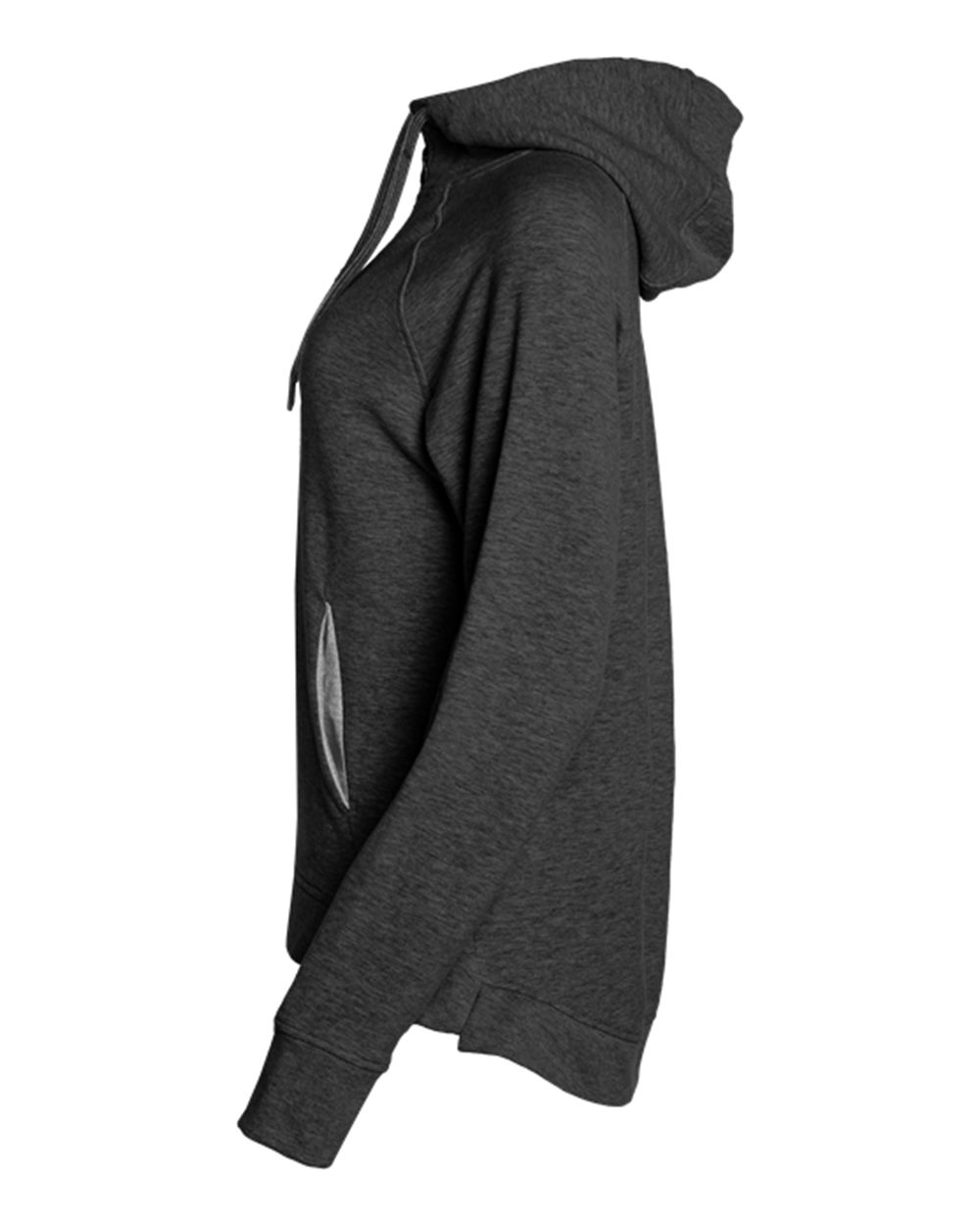 Women's FitFlex French Terry Quarter-Zip Hooded Pullover - 1051 7