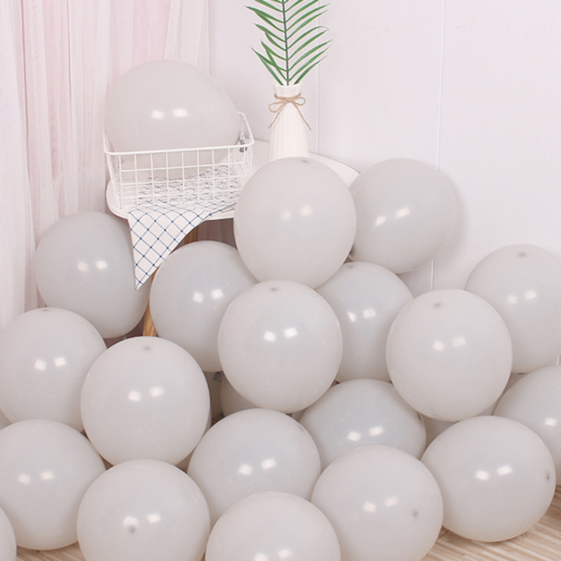 Pastel Colorful Latex Party Balloons 100 Pack 10 Inches 8