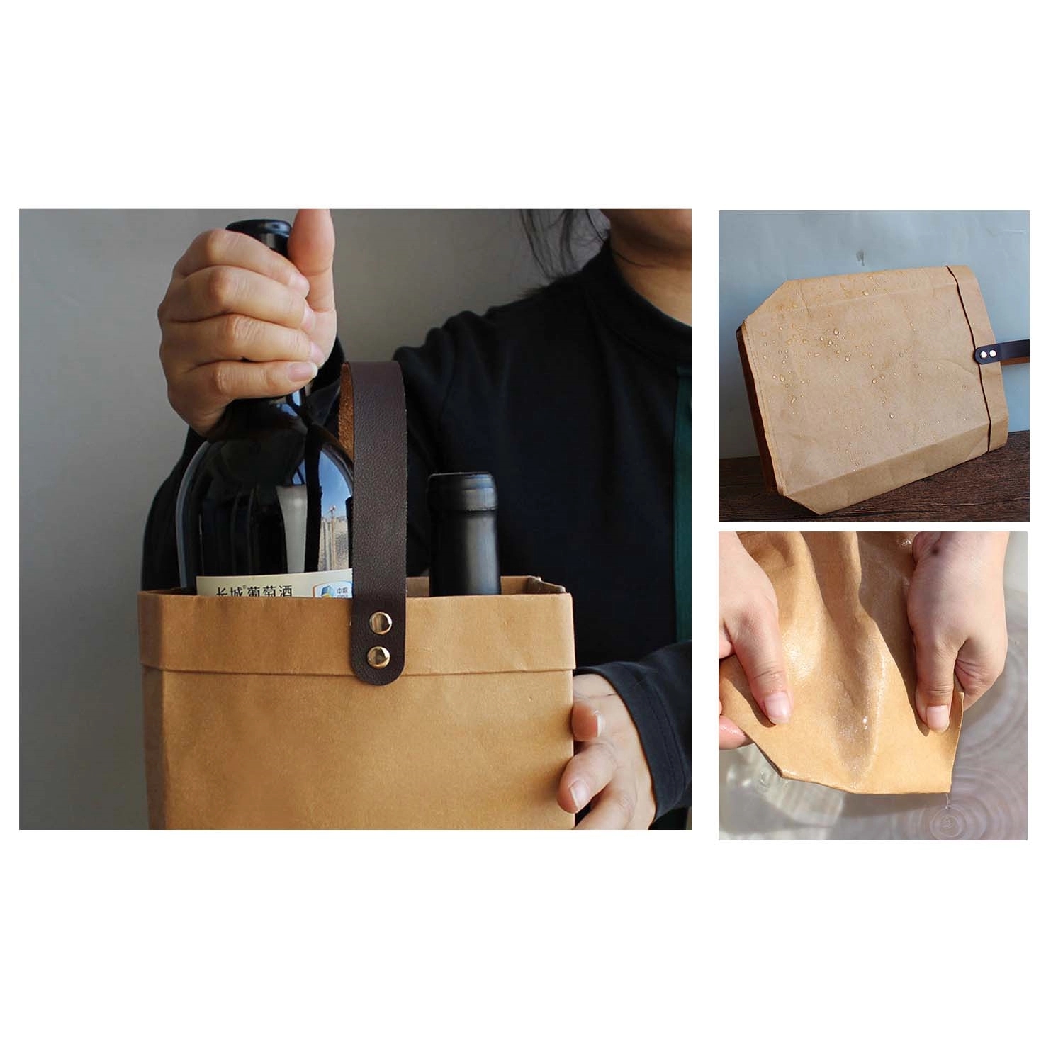 Two Bottle Kraft Paper Bag 2
