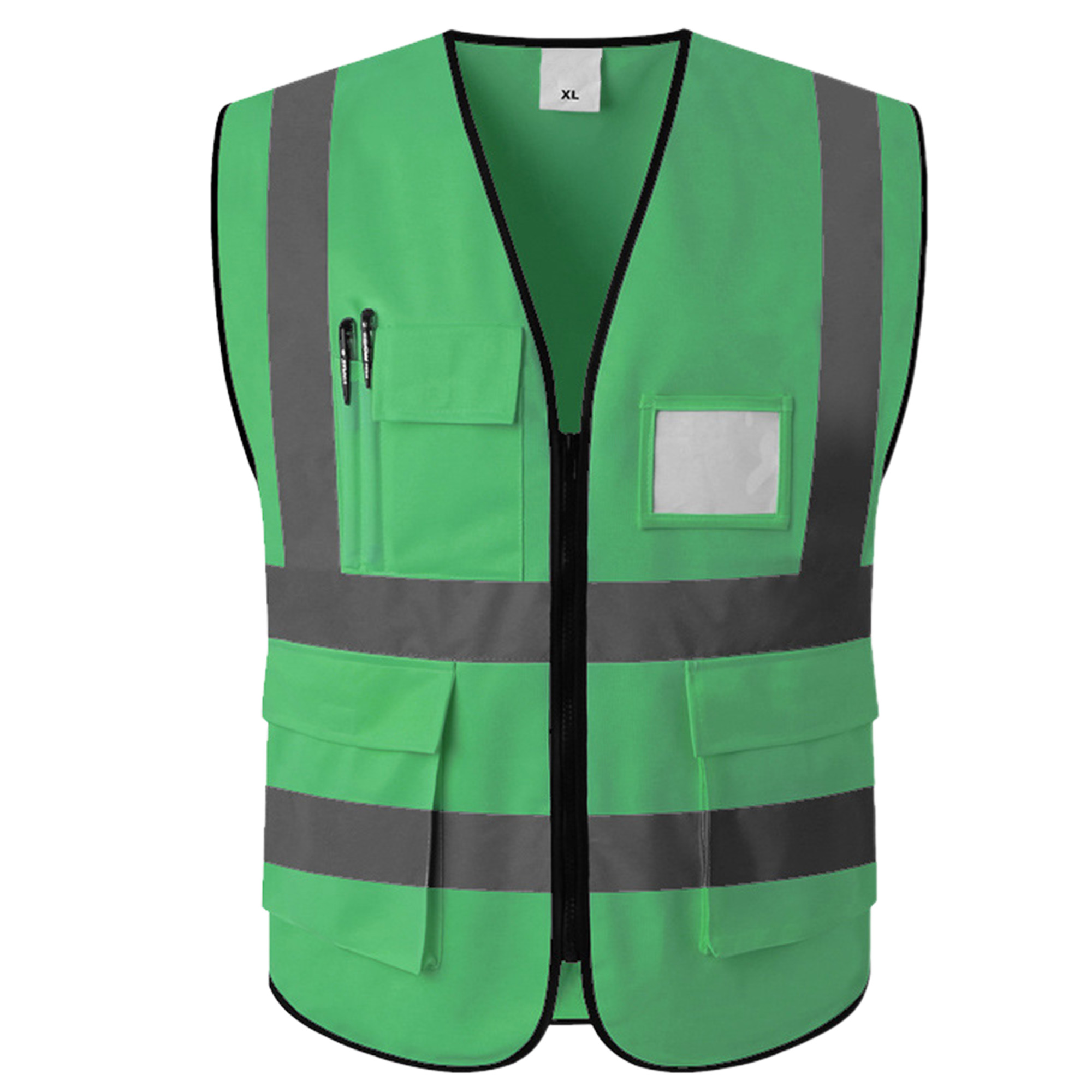 Premium Reflective Safety Vest With Multiple Pockets And Card Holder 4