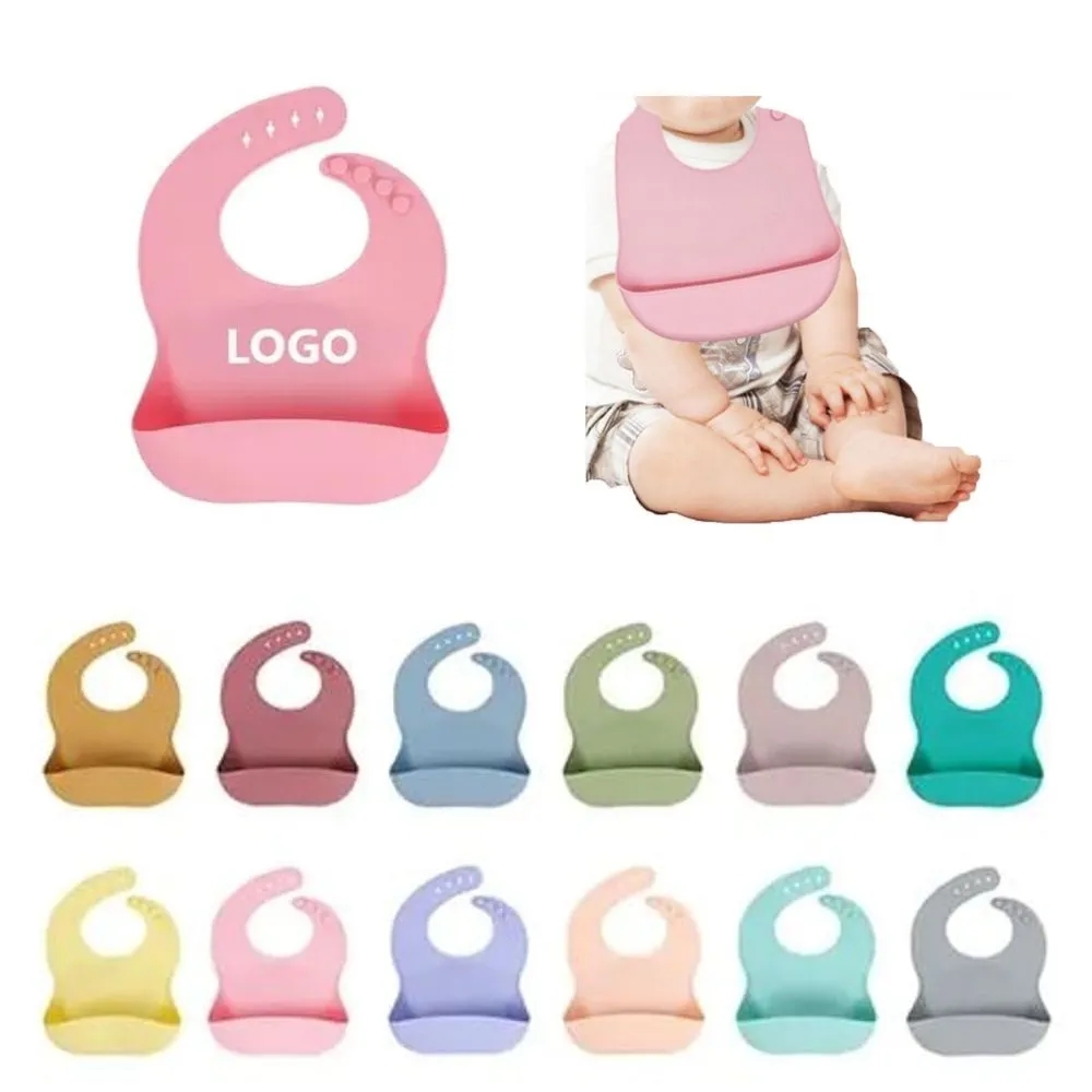 Adjustable Silicone Baby Bibs 4