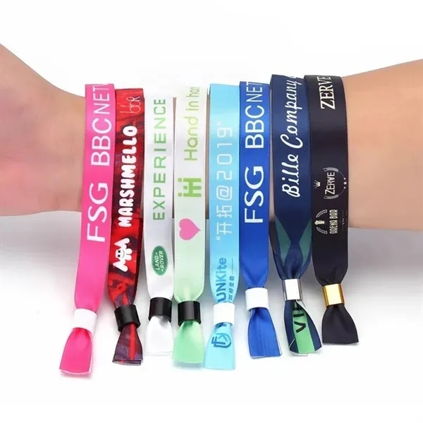 Dye-Sublimated Fabric Event Wristband 24